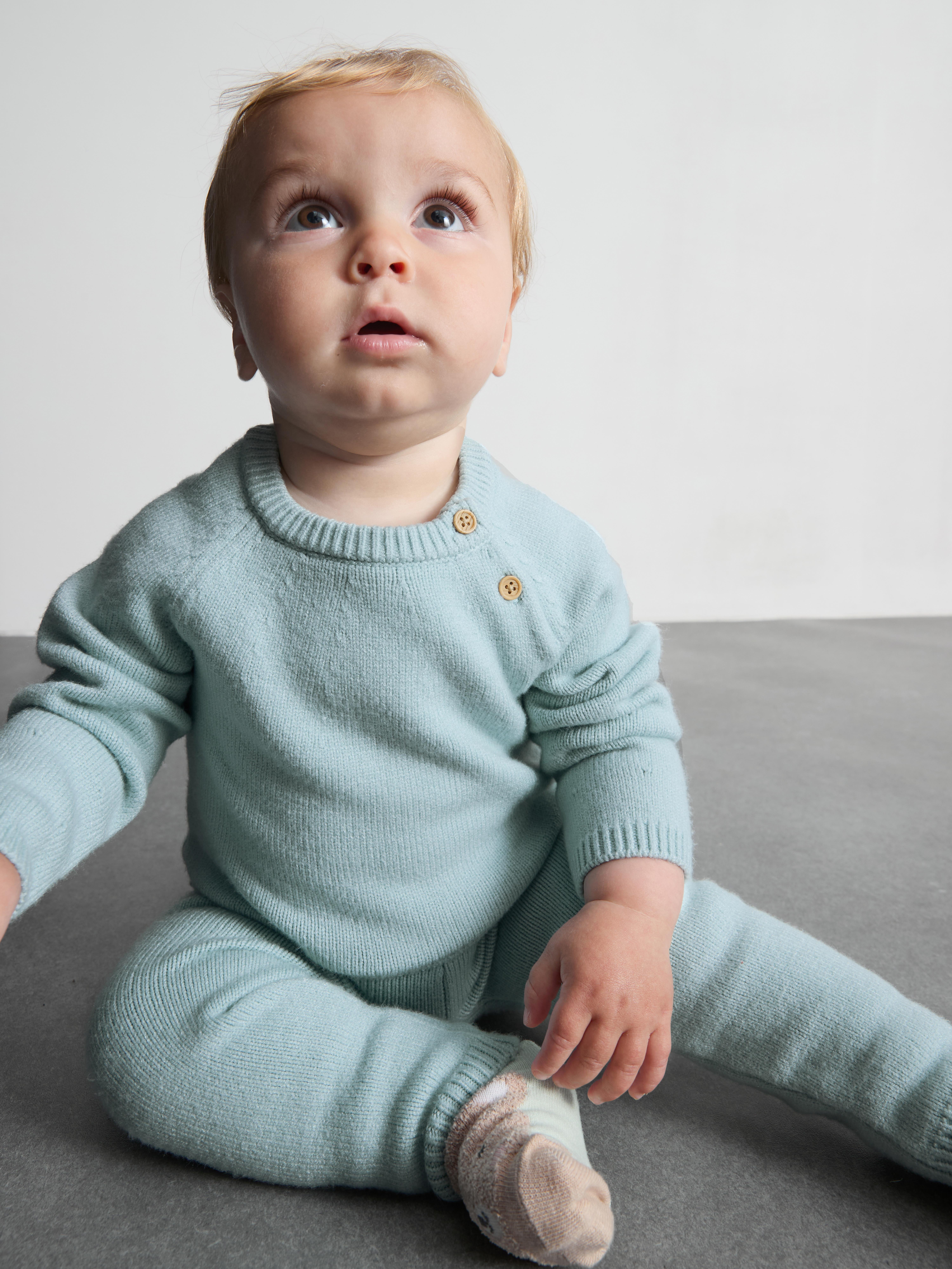 0-18mths | Sweater and Knit Leggings Newborn Set