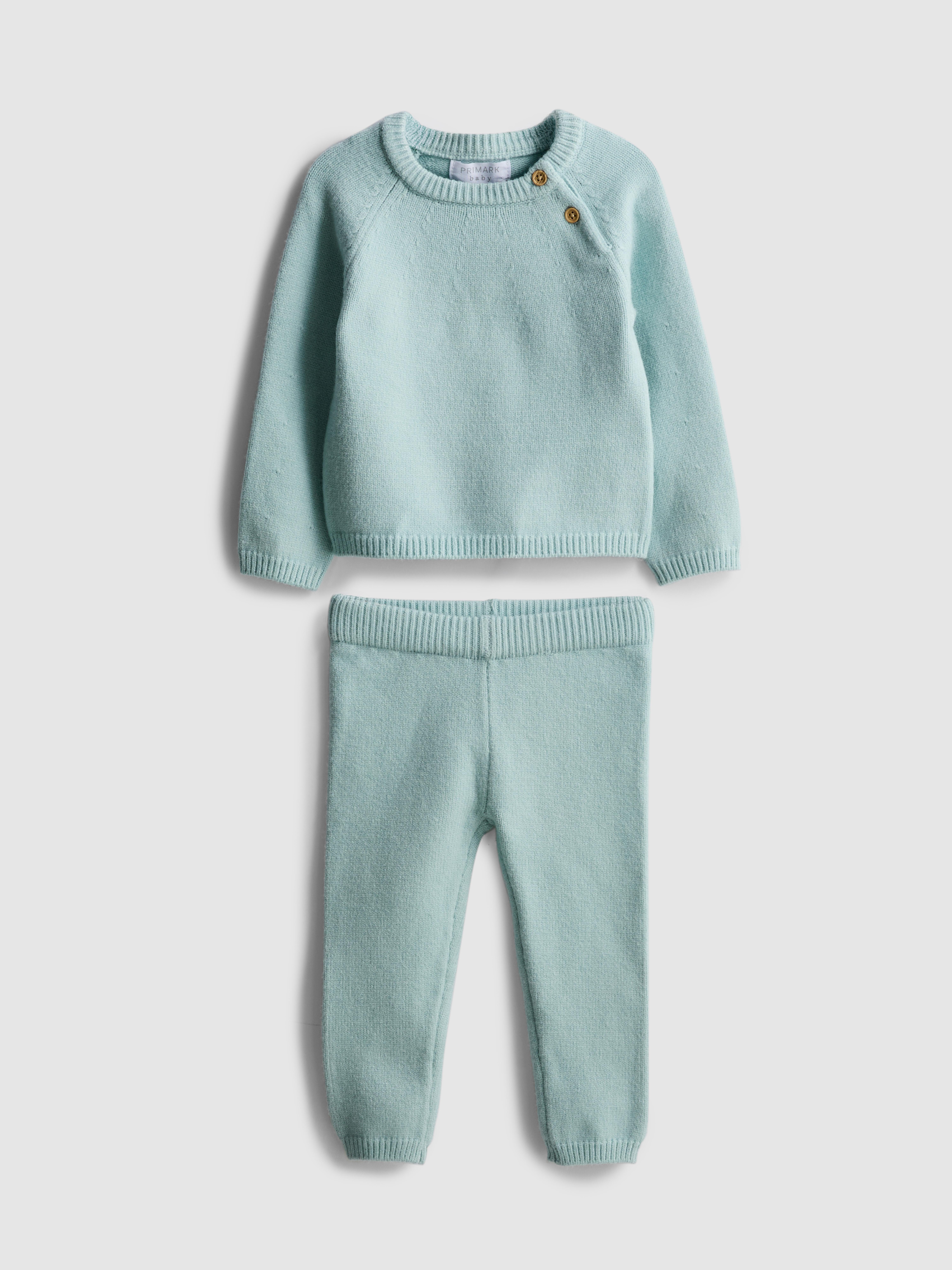 0-18mths | Sweater and Knit Leggings Newborn Set
