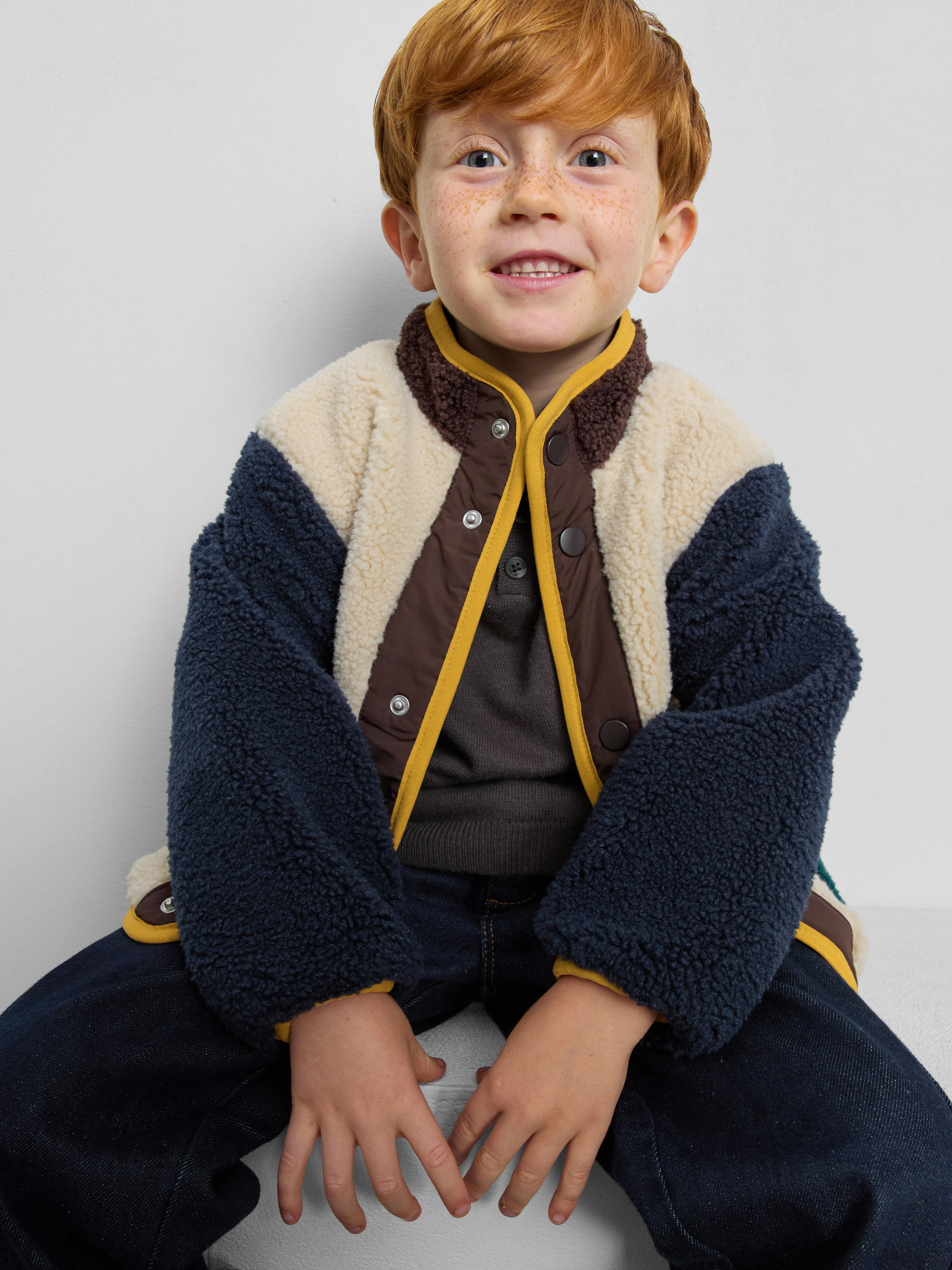 1–9 Jahre | Borg-Jacke in Blockfarben
