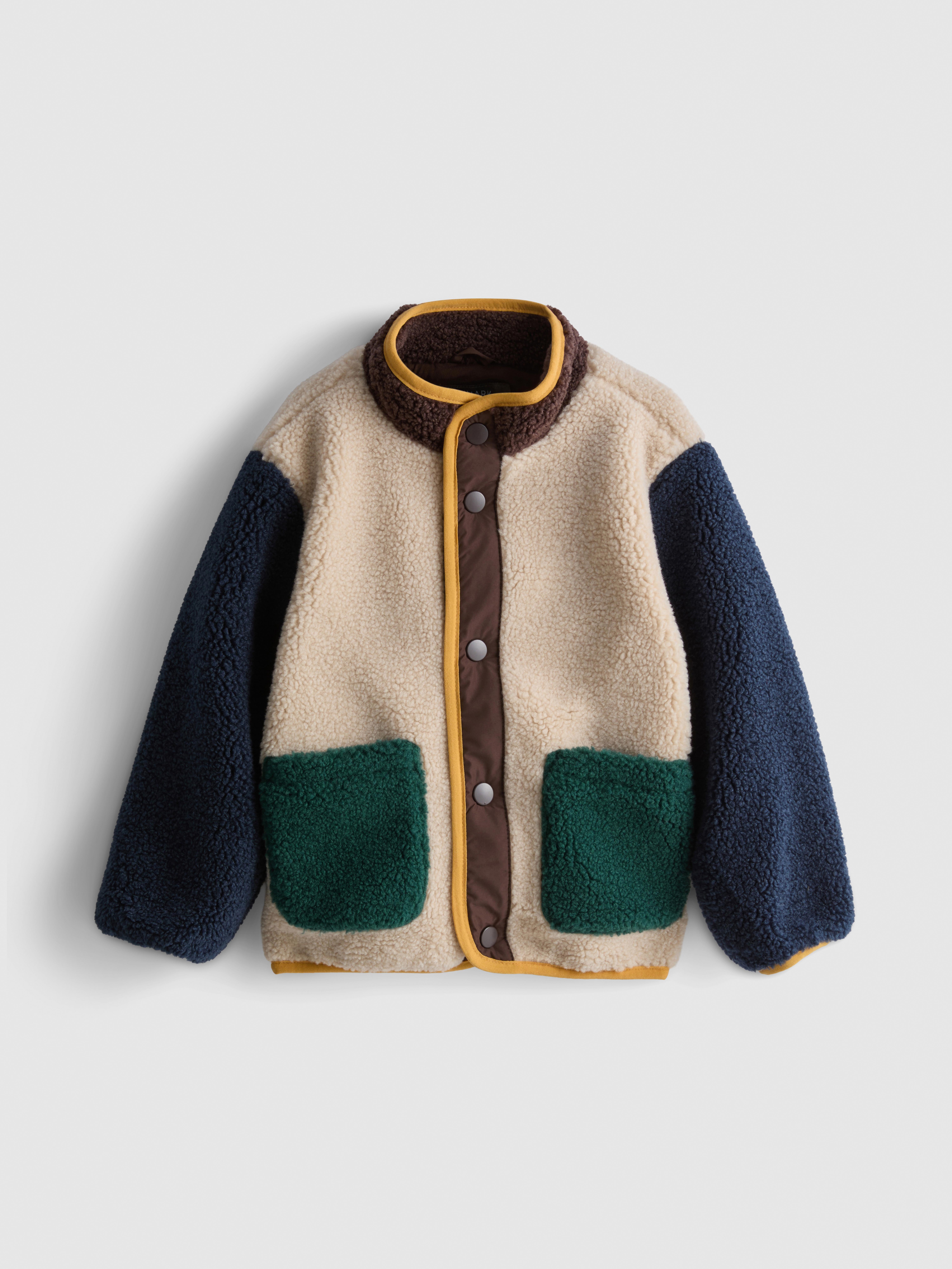 1-9yrs | Color Block Fleece Jacket