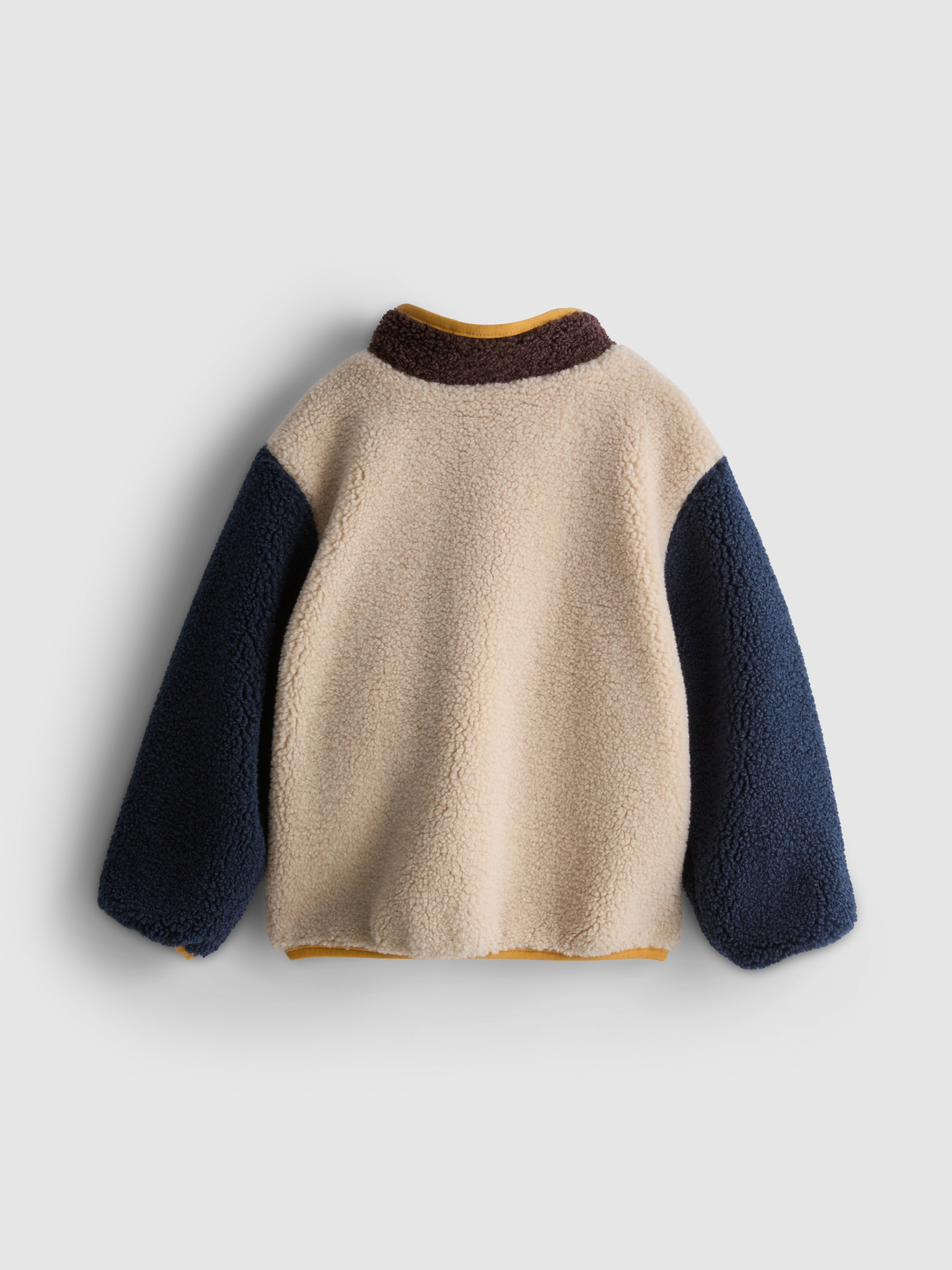 1-9yrs | Color Block Fleece Jacket