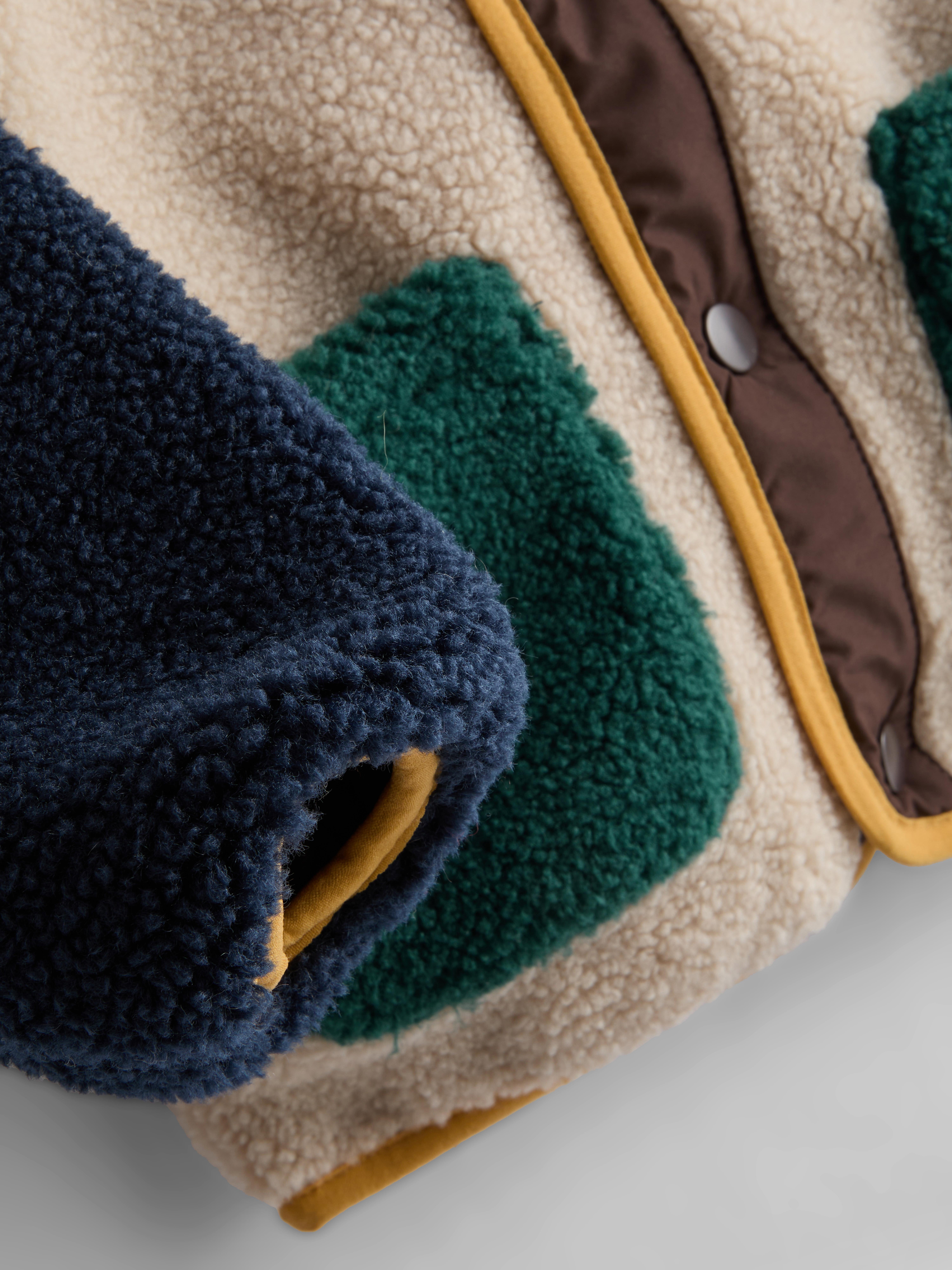 1-9yrs | Color Block Fleece Jacket