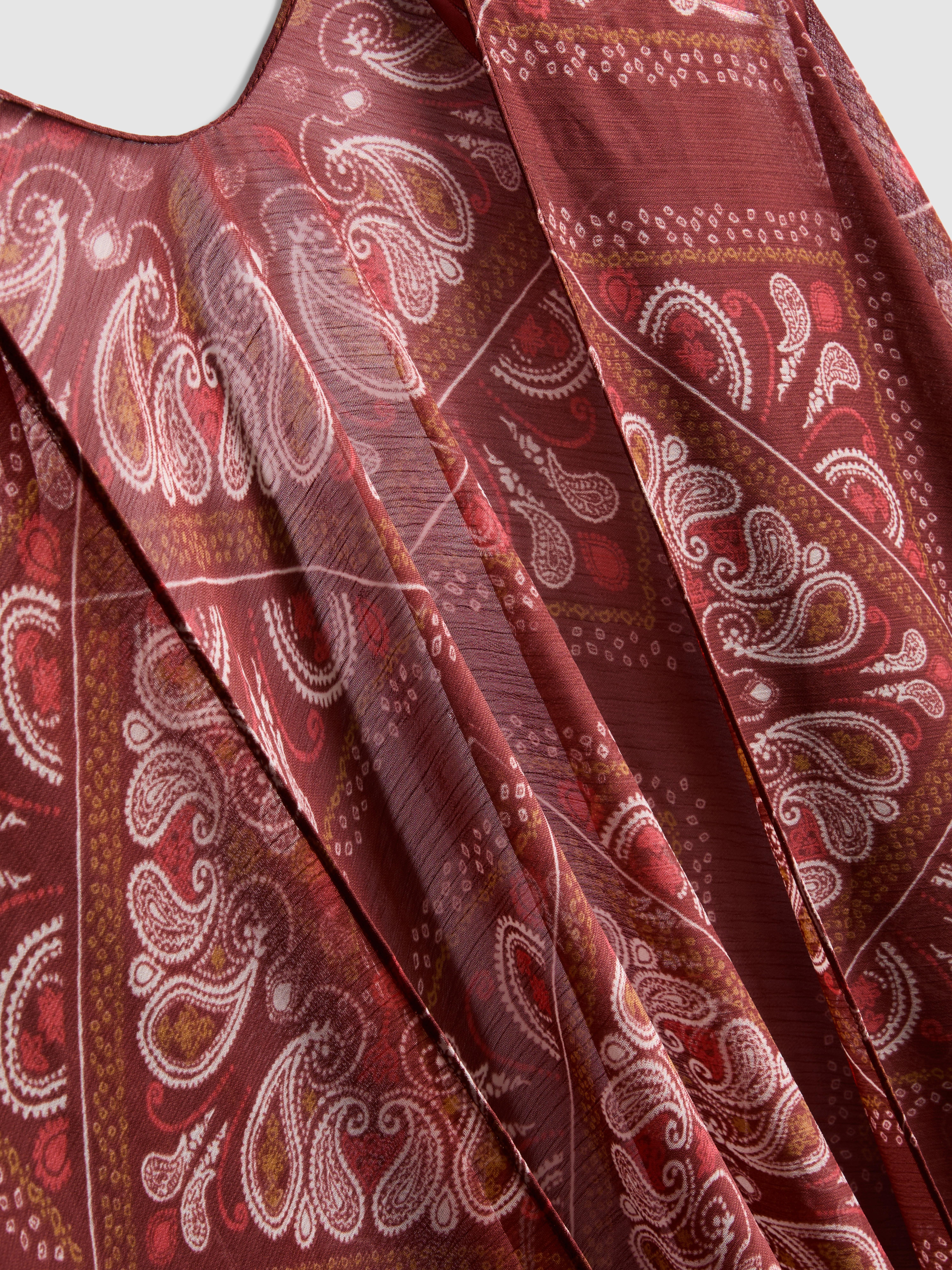 Paisley Fringe Cape