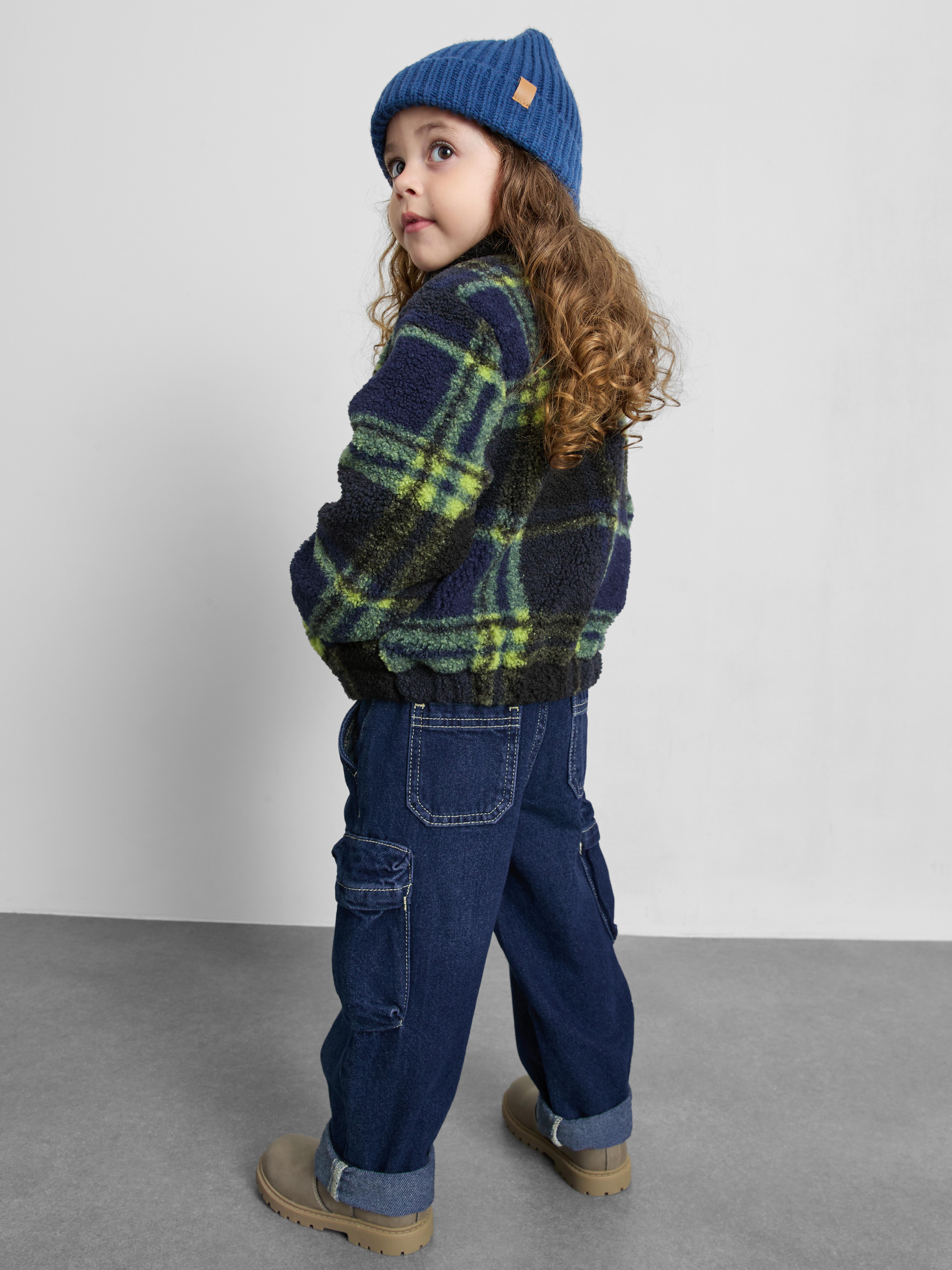 1-9yrs | Check Fleece Jacket