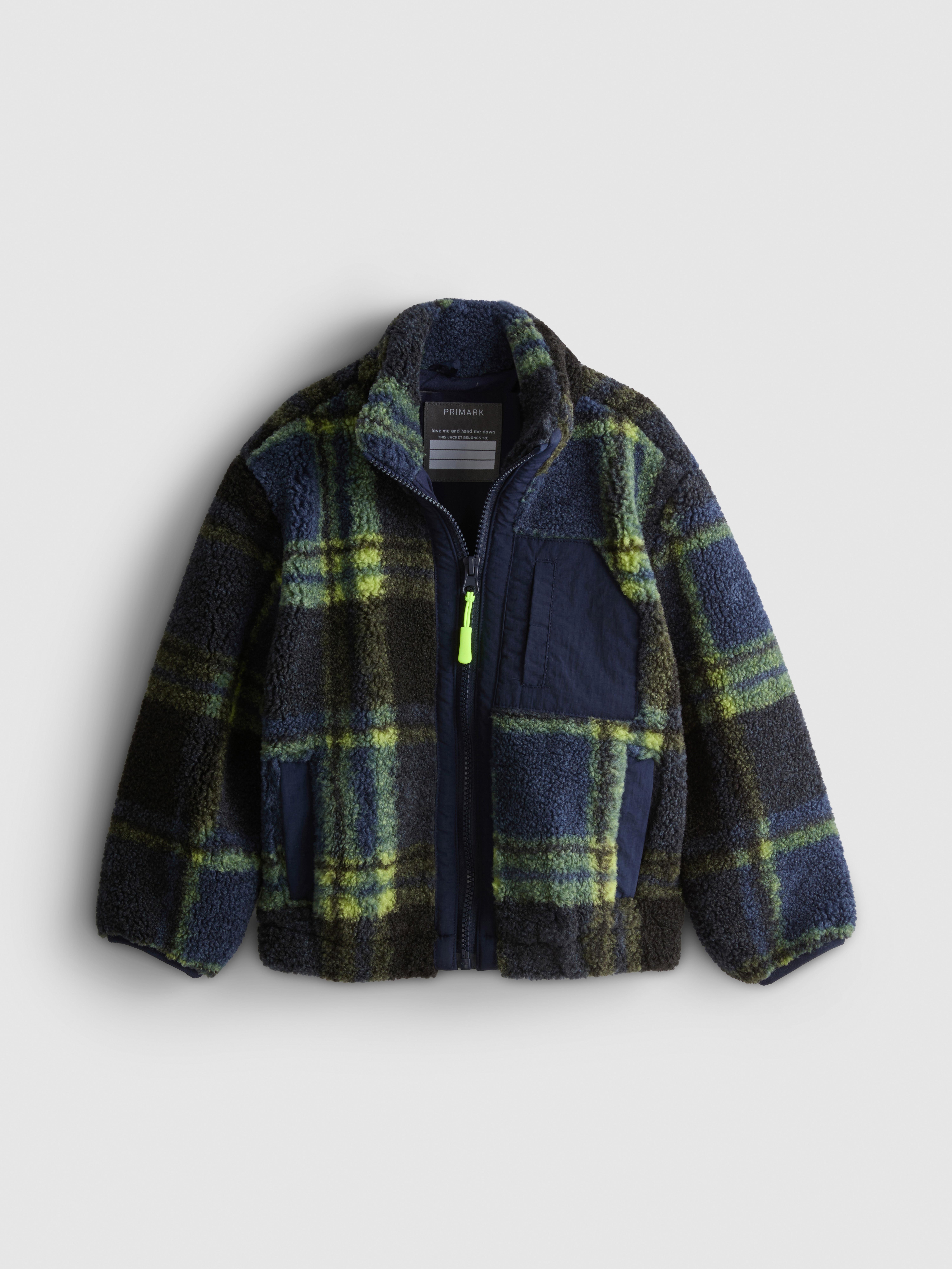 1-9yrs | Check Fleece Jacket