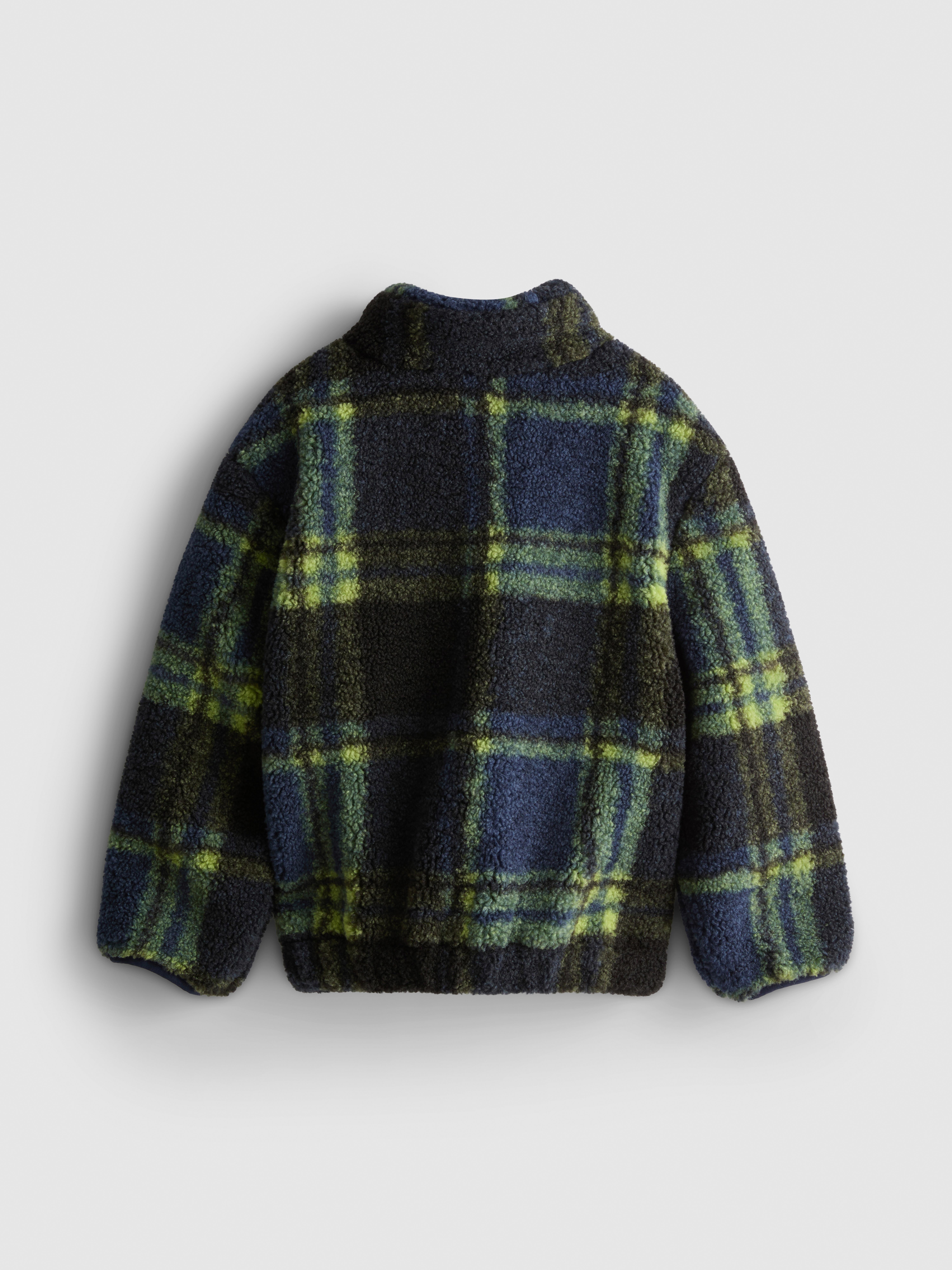 1-9yrs | Check Fleece Jacket