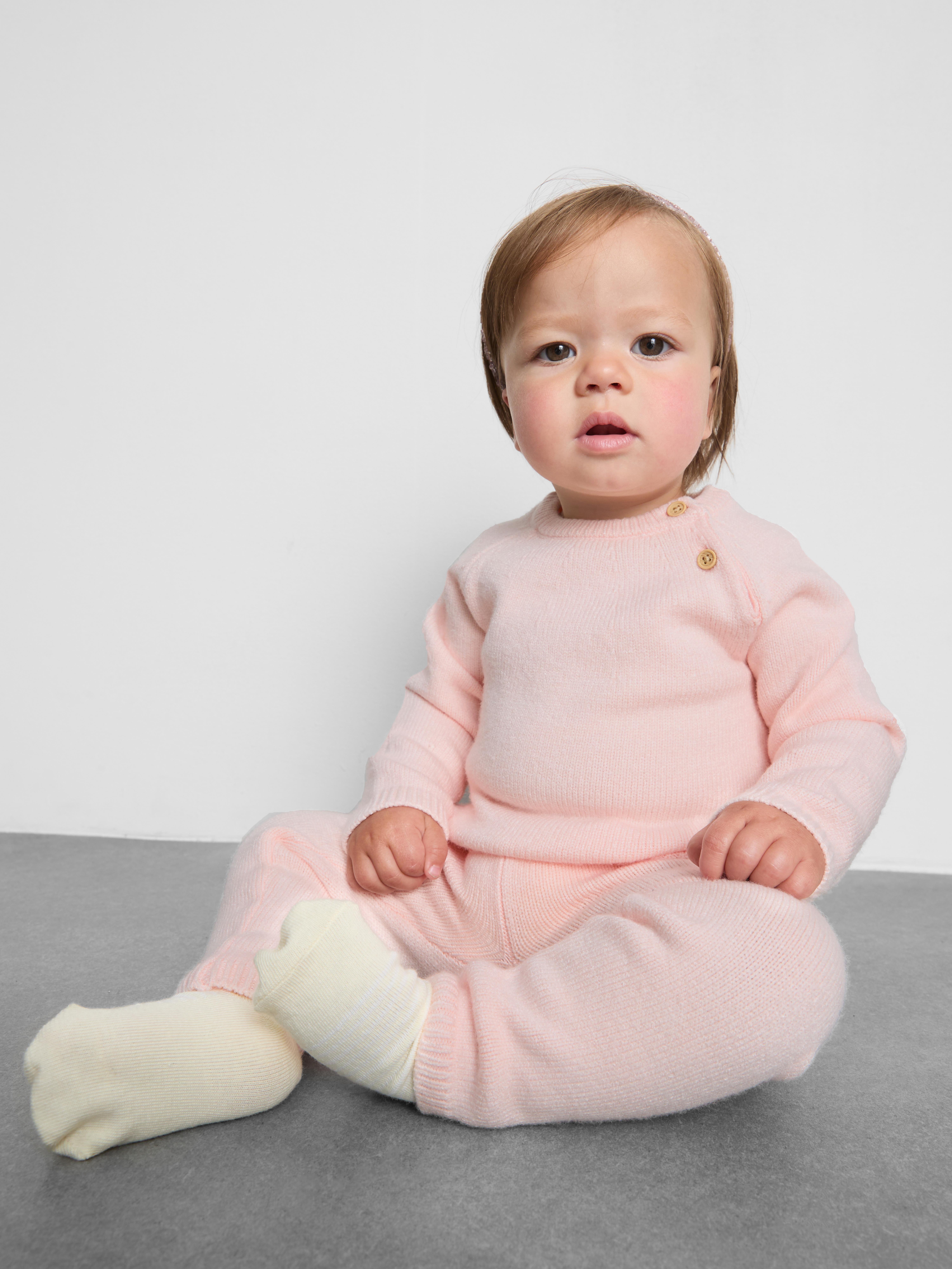 0-18mths | Jumper and Knit Leggings Newborn Set
