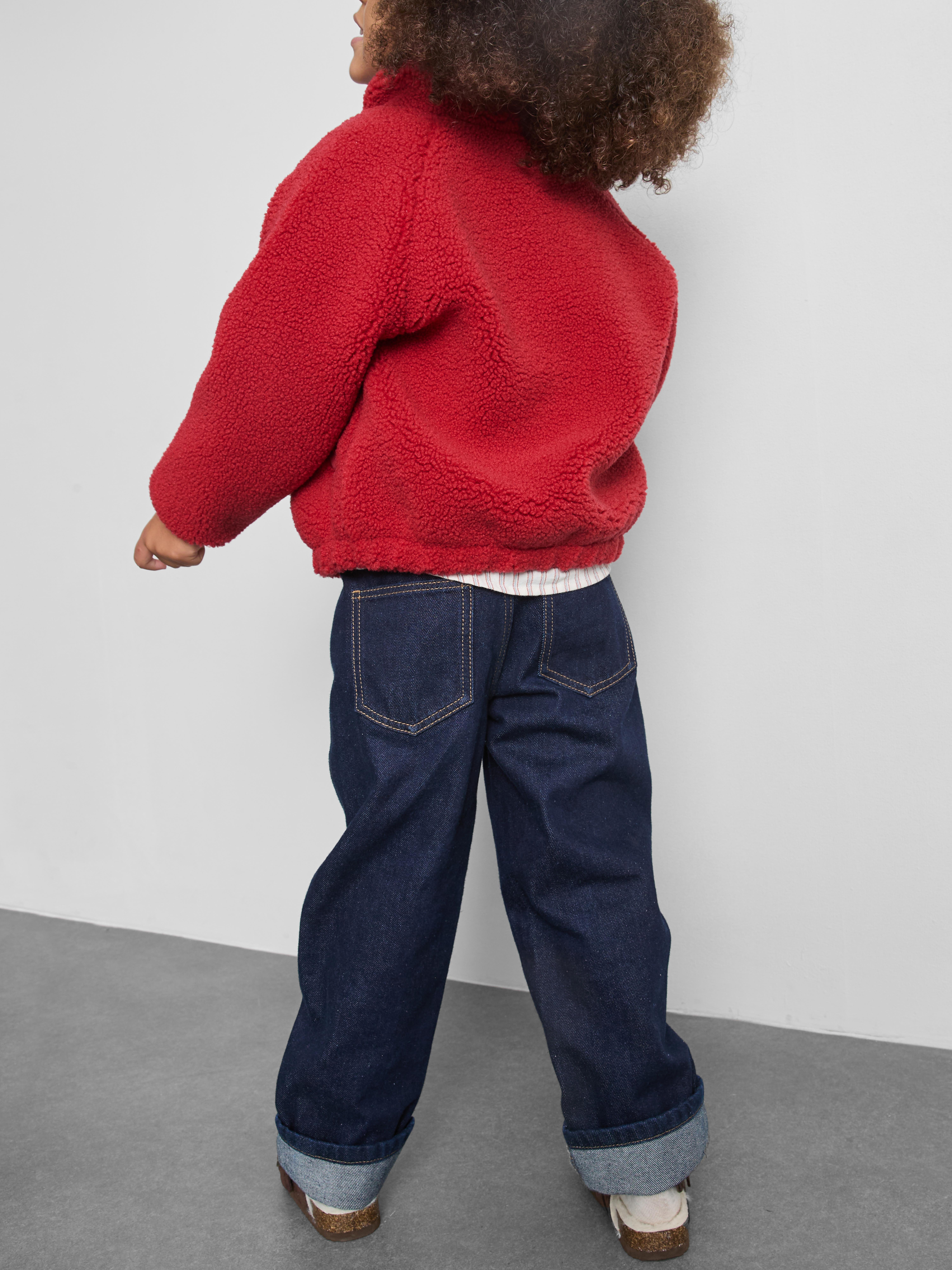 1-9yrs | Zip-Up Borg Jacket
