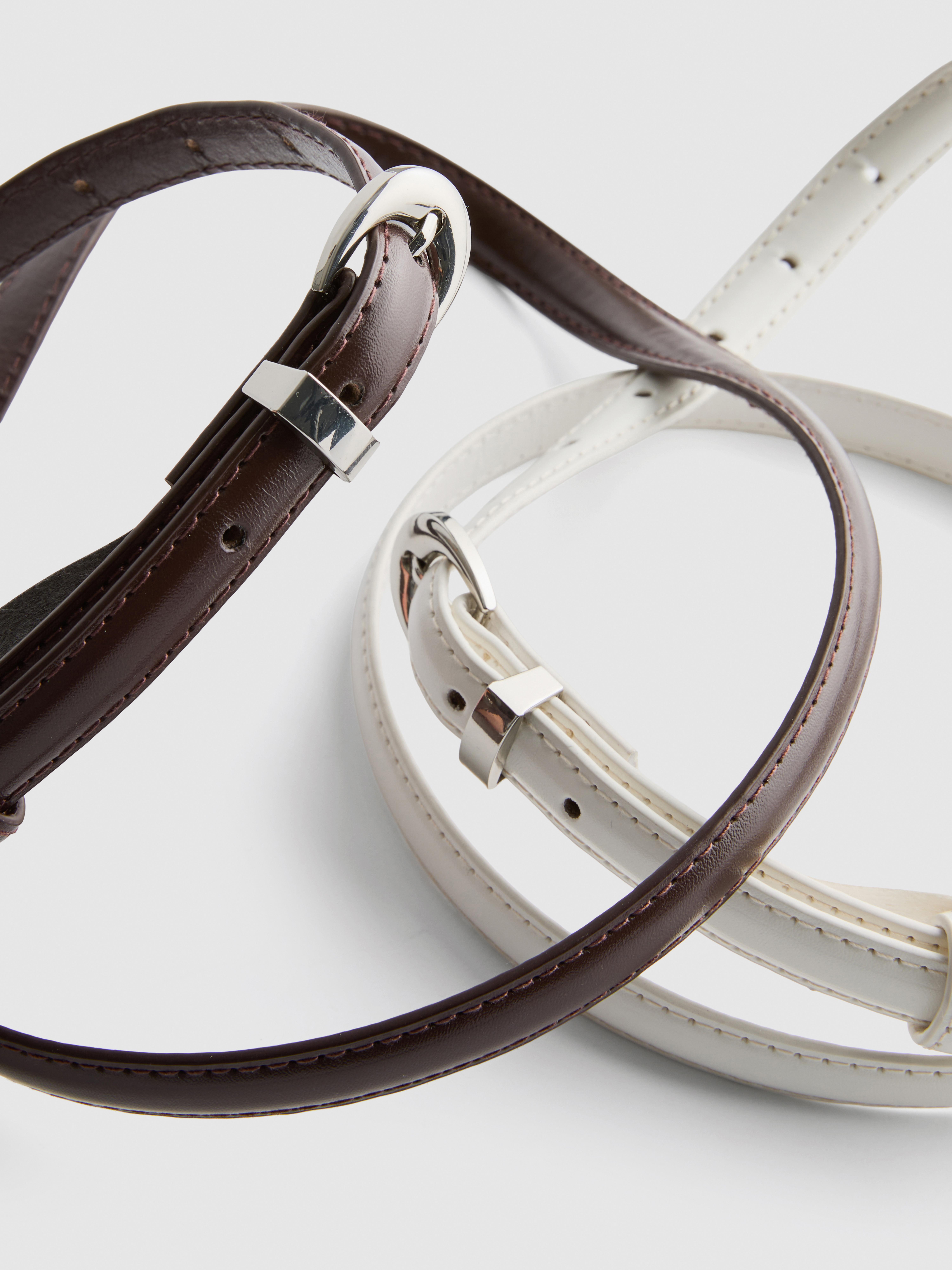 2pk Crescent Buckle Belts