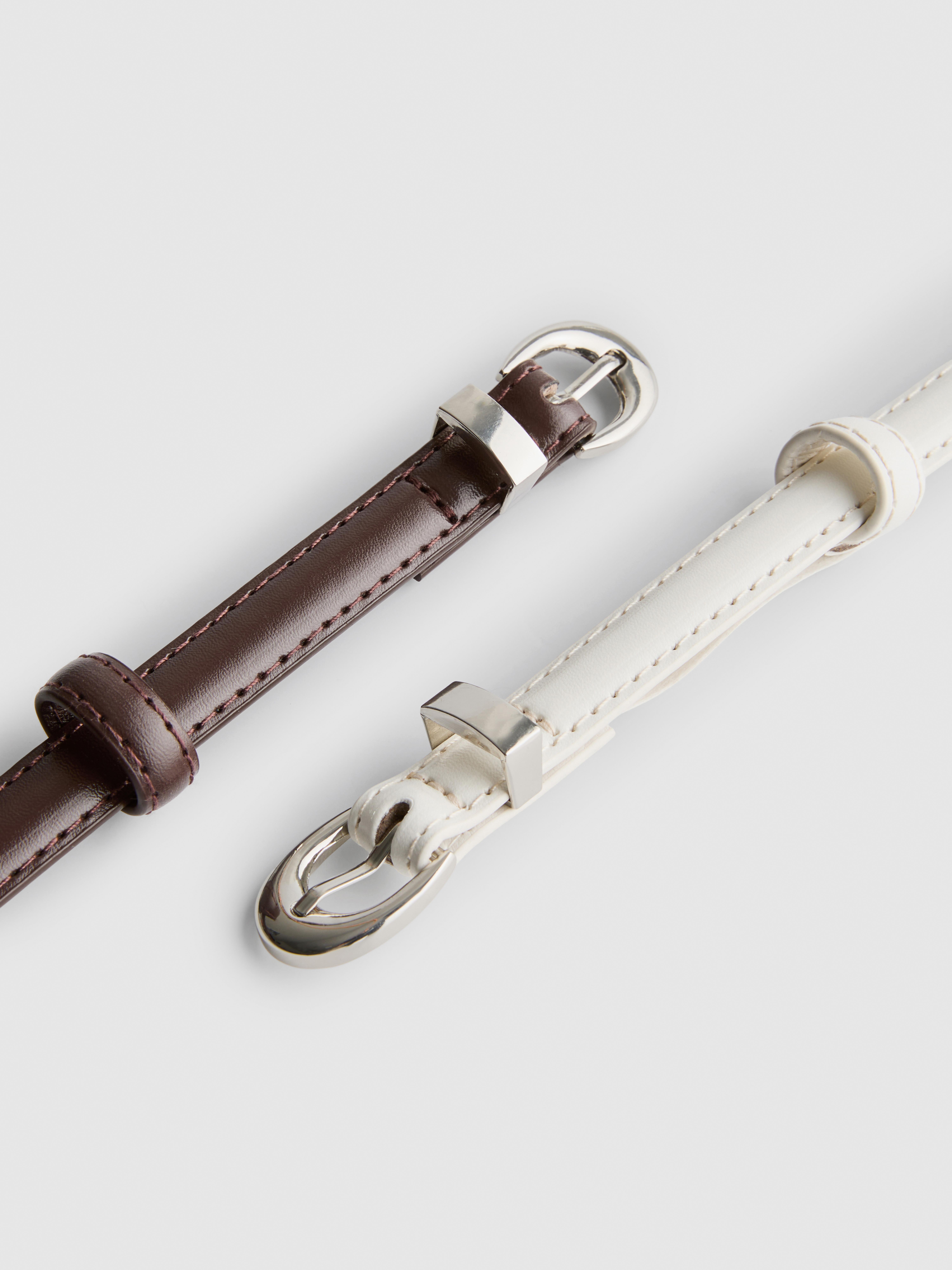 2pk Crescent Buckle Belts