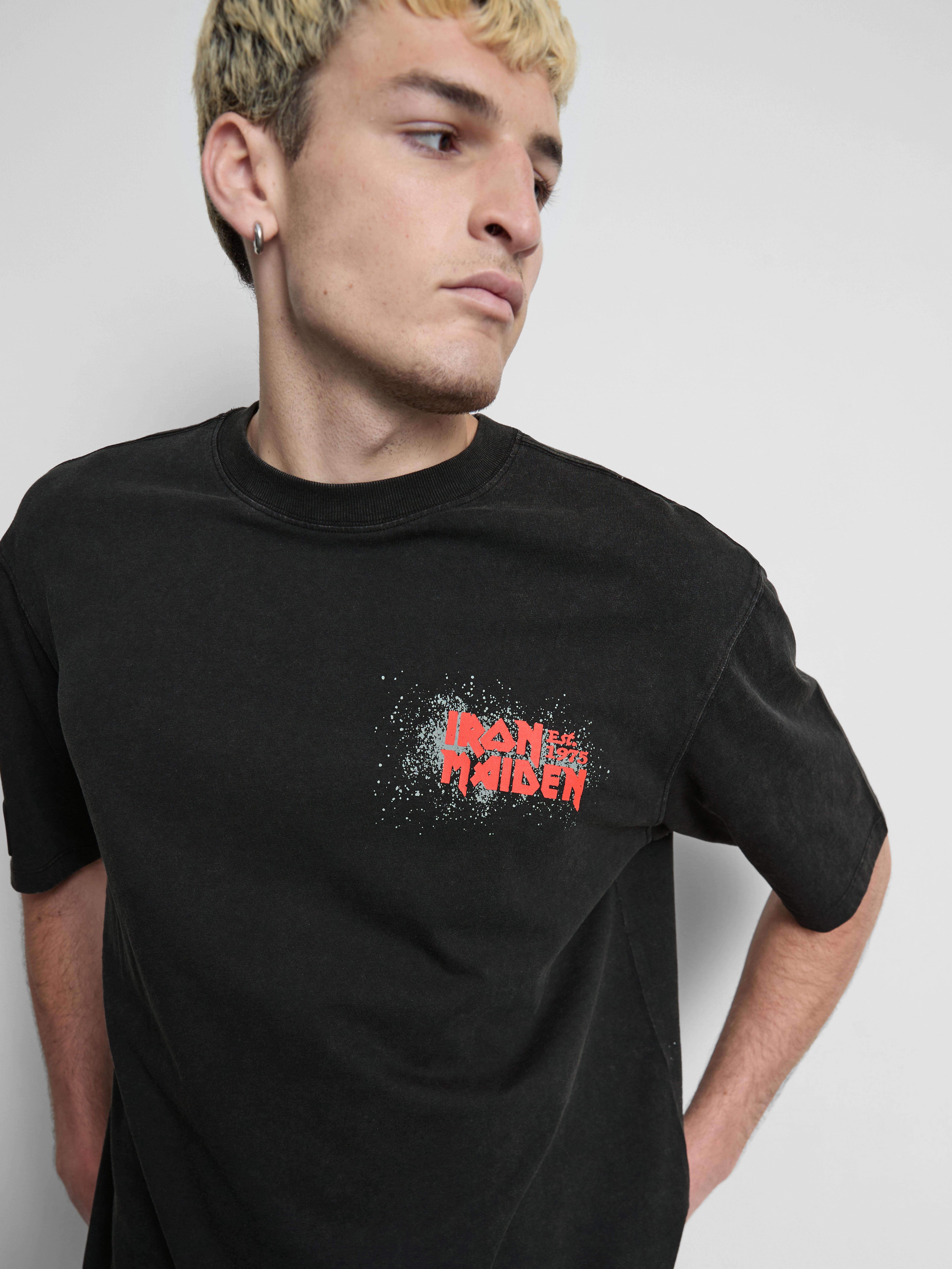 Maglietta con grafica Iron Maiden