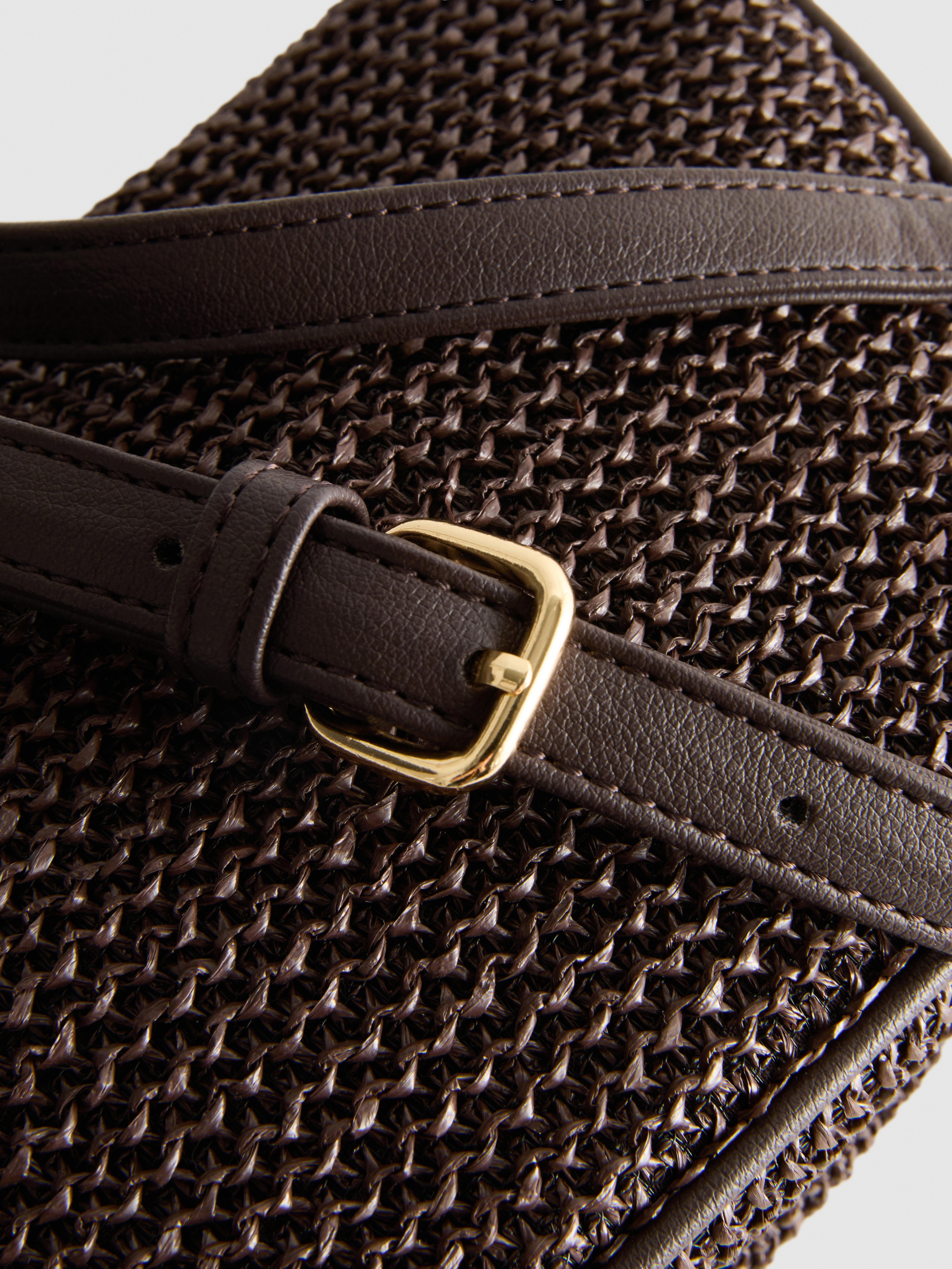 Texturovaná crossbody kabelka s řetízkem
