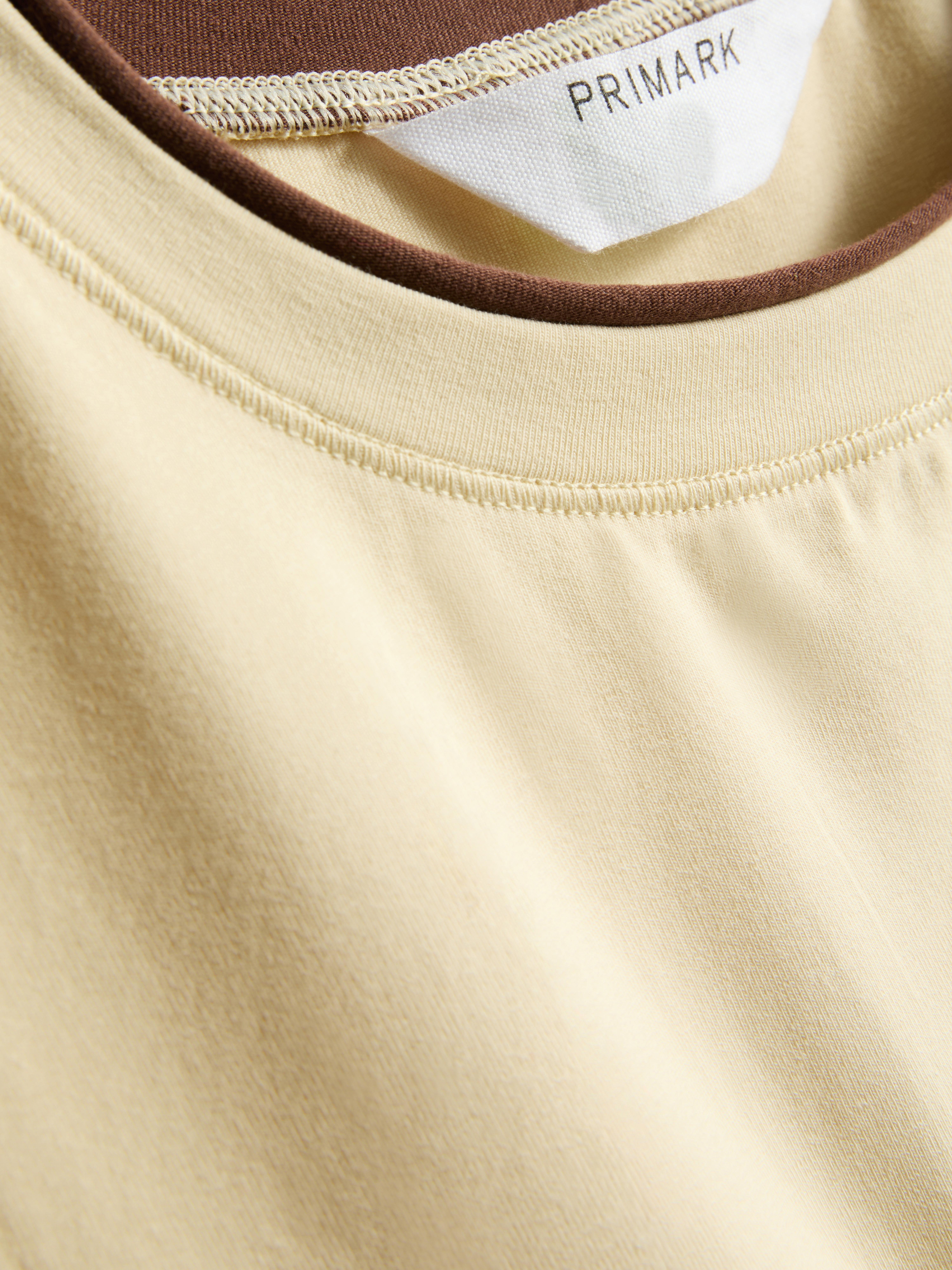 Katoenrijk dubbellaags baby-T-shirt