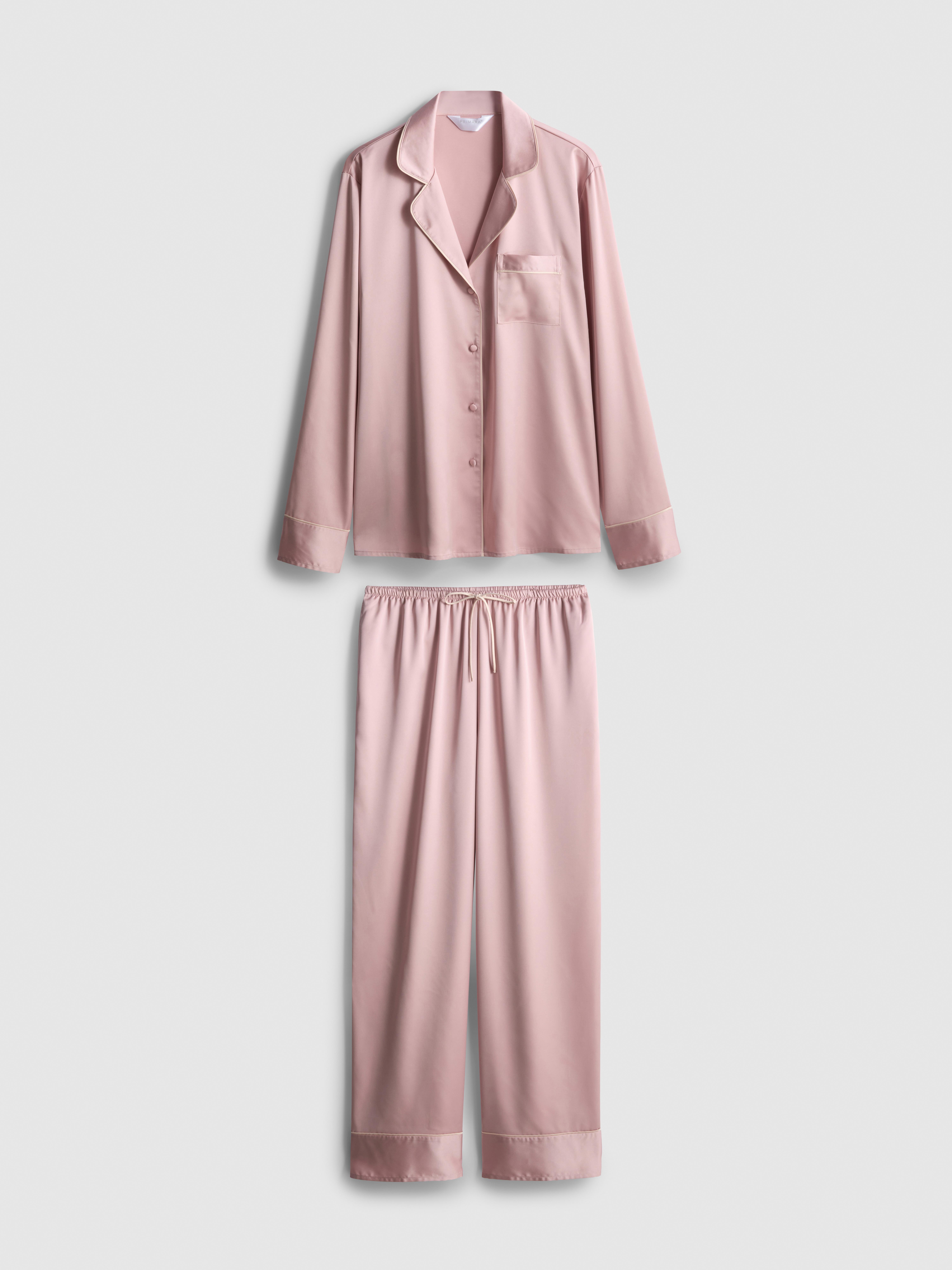 Satin Boyfriend Pajamas
