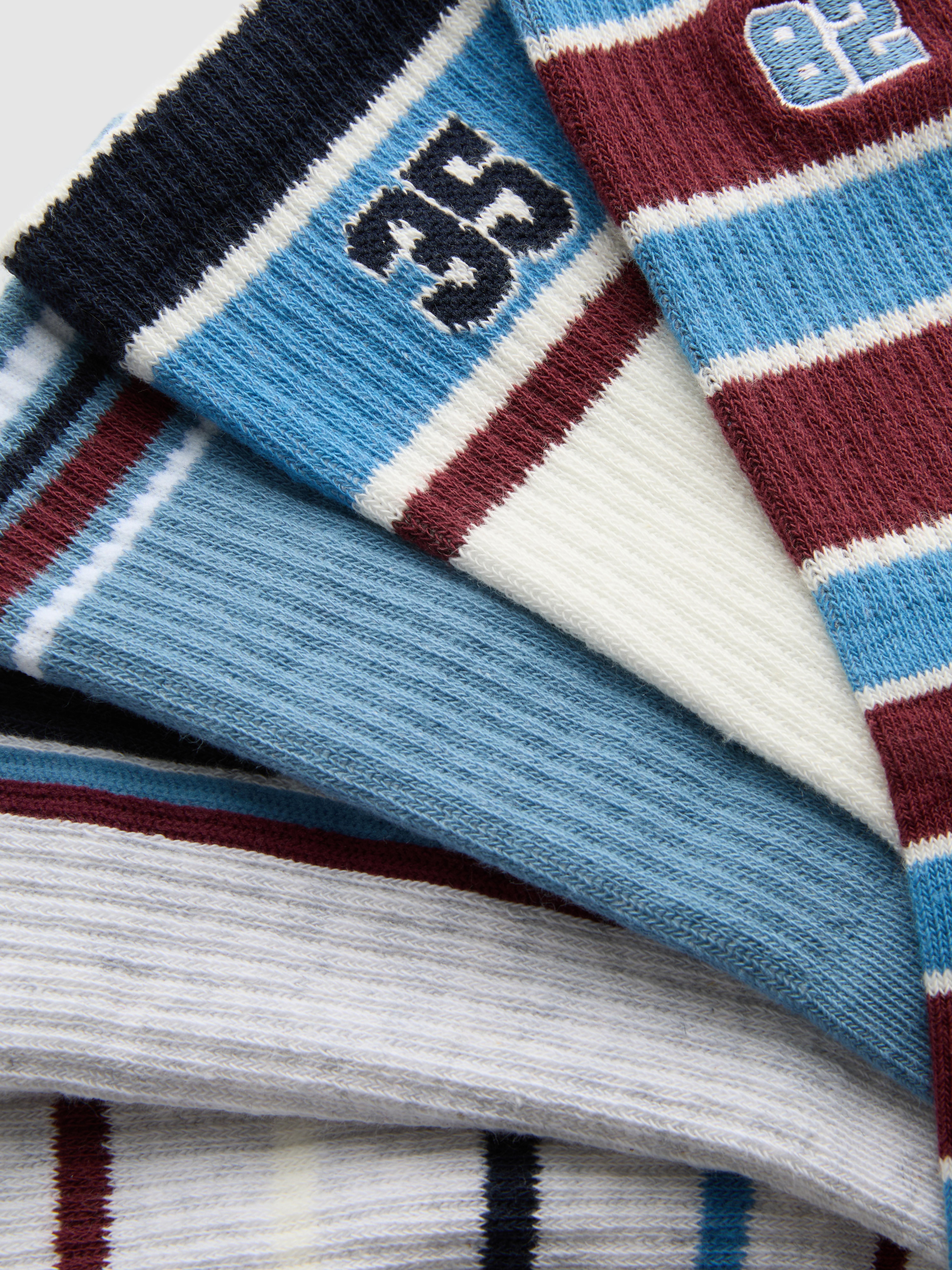 5pk Varsity Graphic Ankle Socks