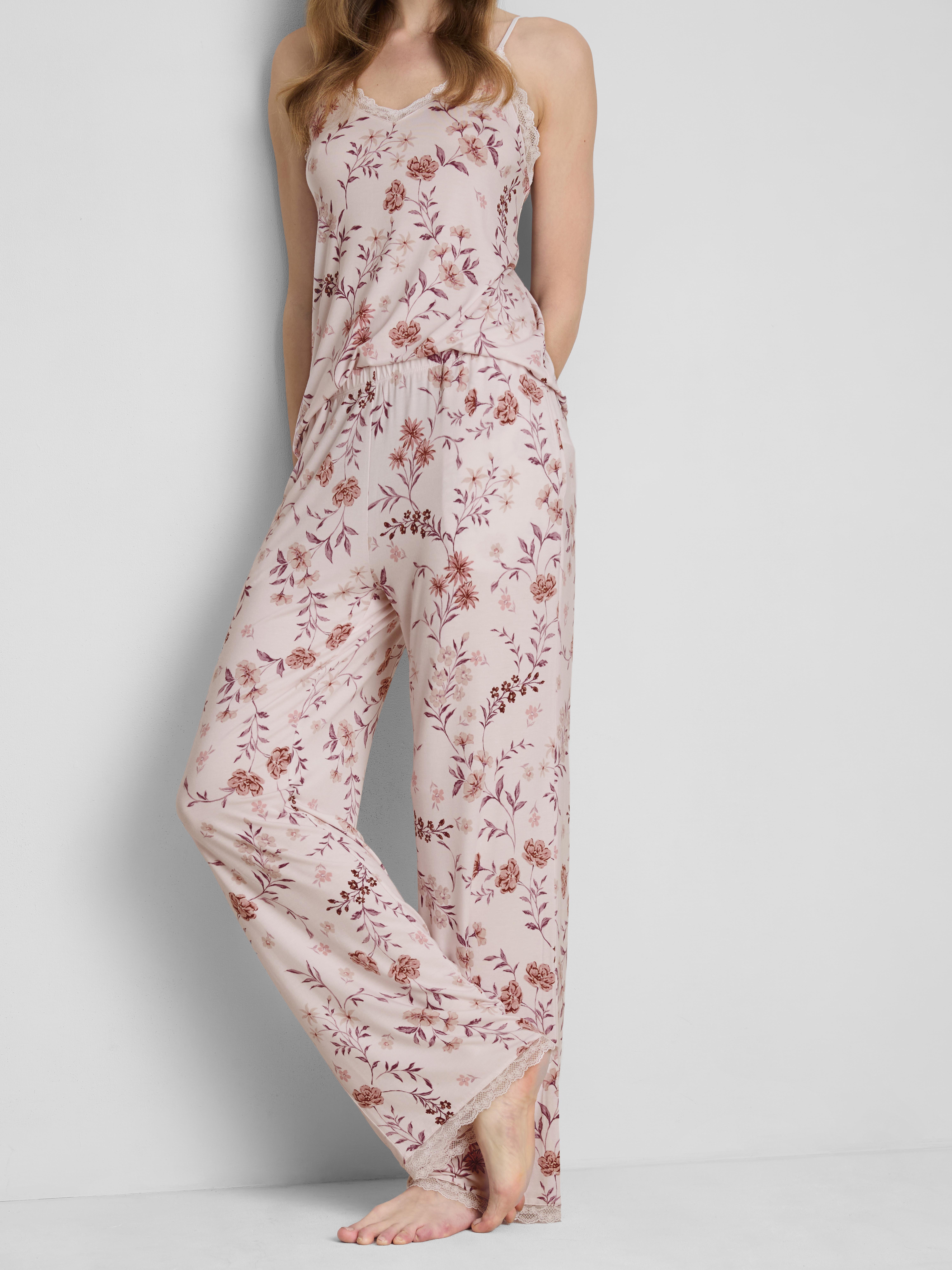 Modal Rich Floral Printed Pyjama Bottoms