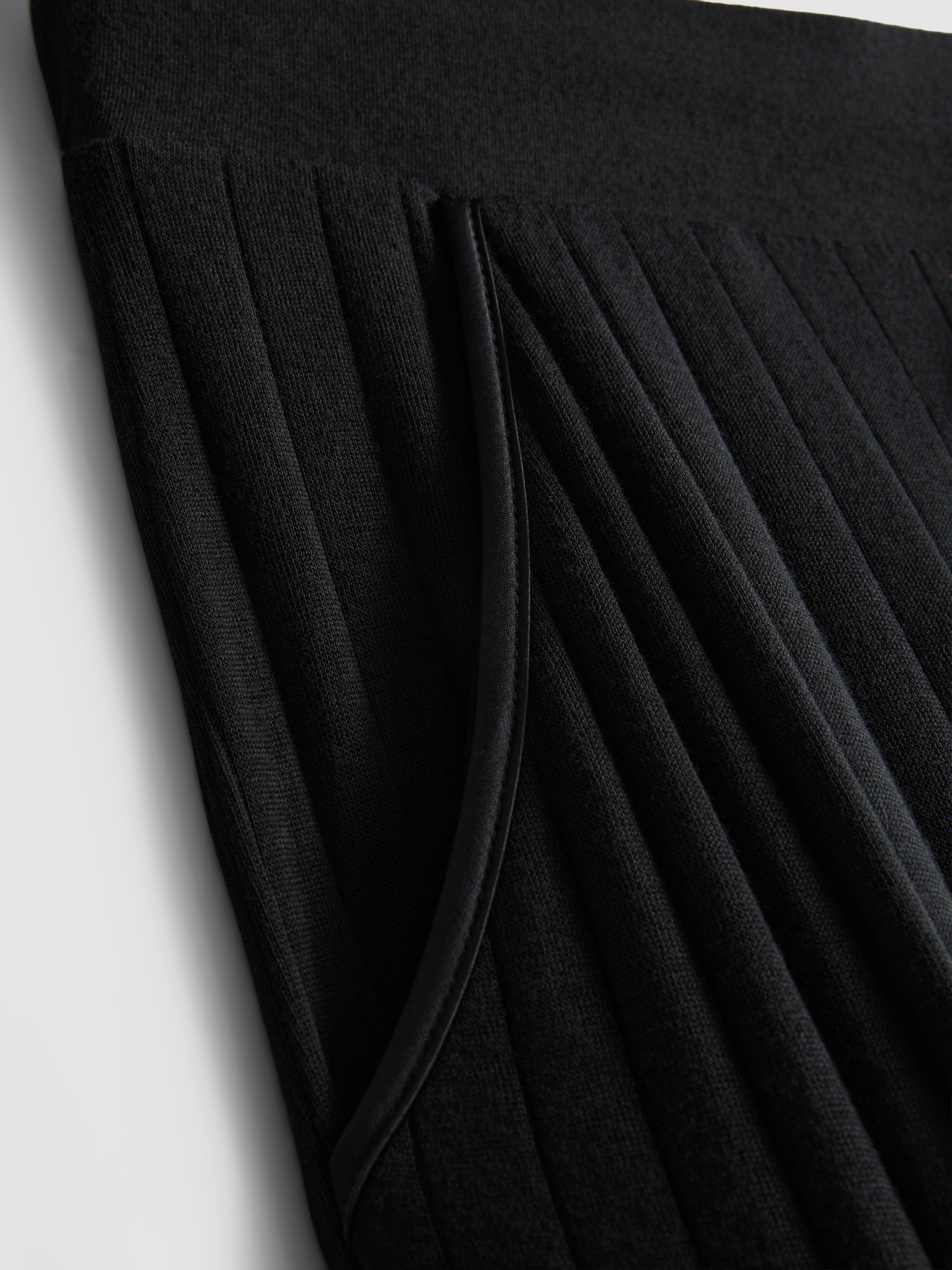 Modal-Rich Ribbed Pajama Bottoms