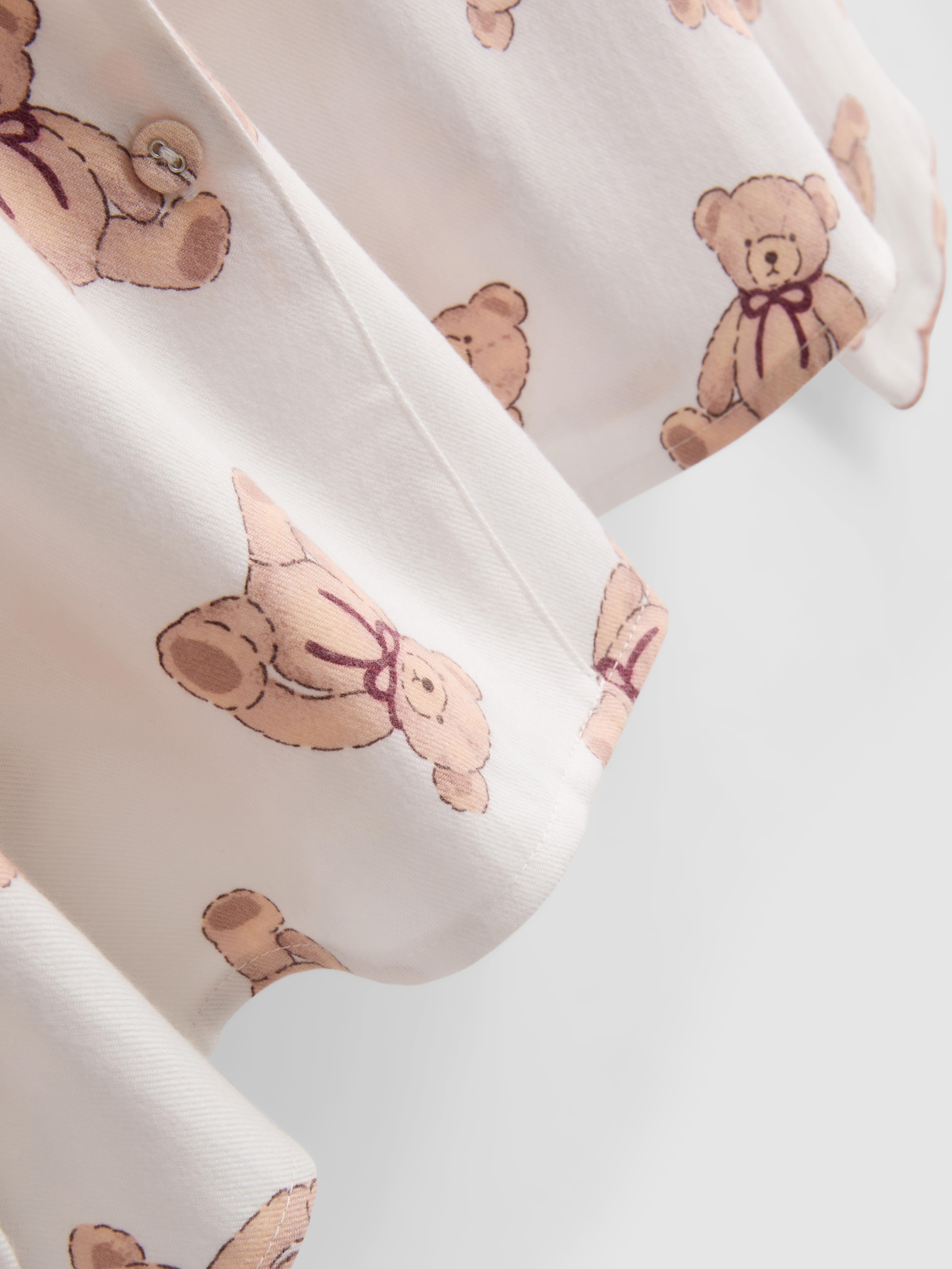 Love To Lounge Bear Print Pajama Shirt