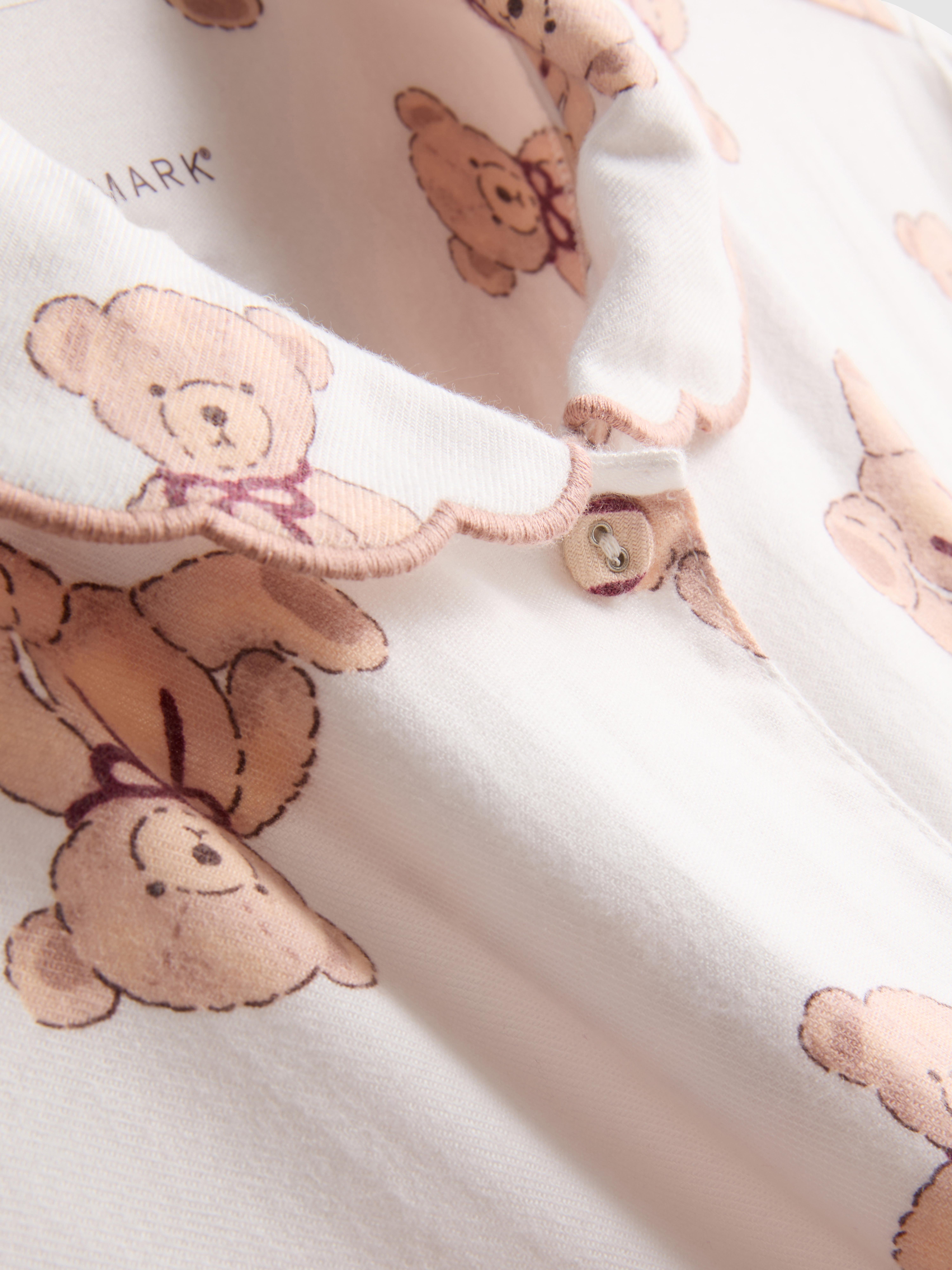 Love To Lounge Bear Print Pajama Shirt