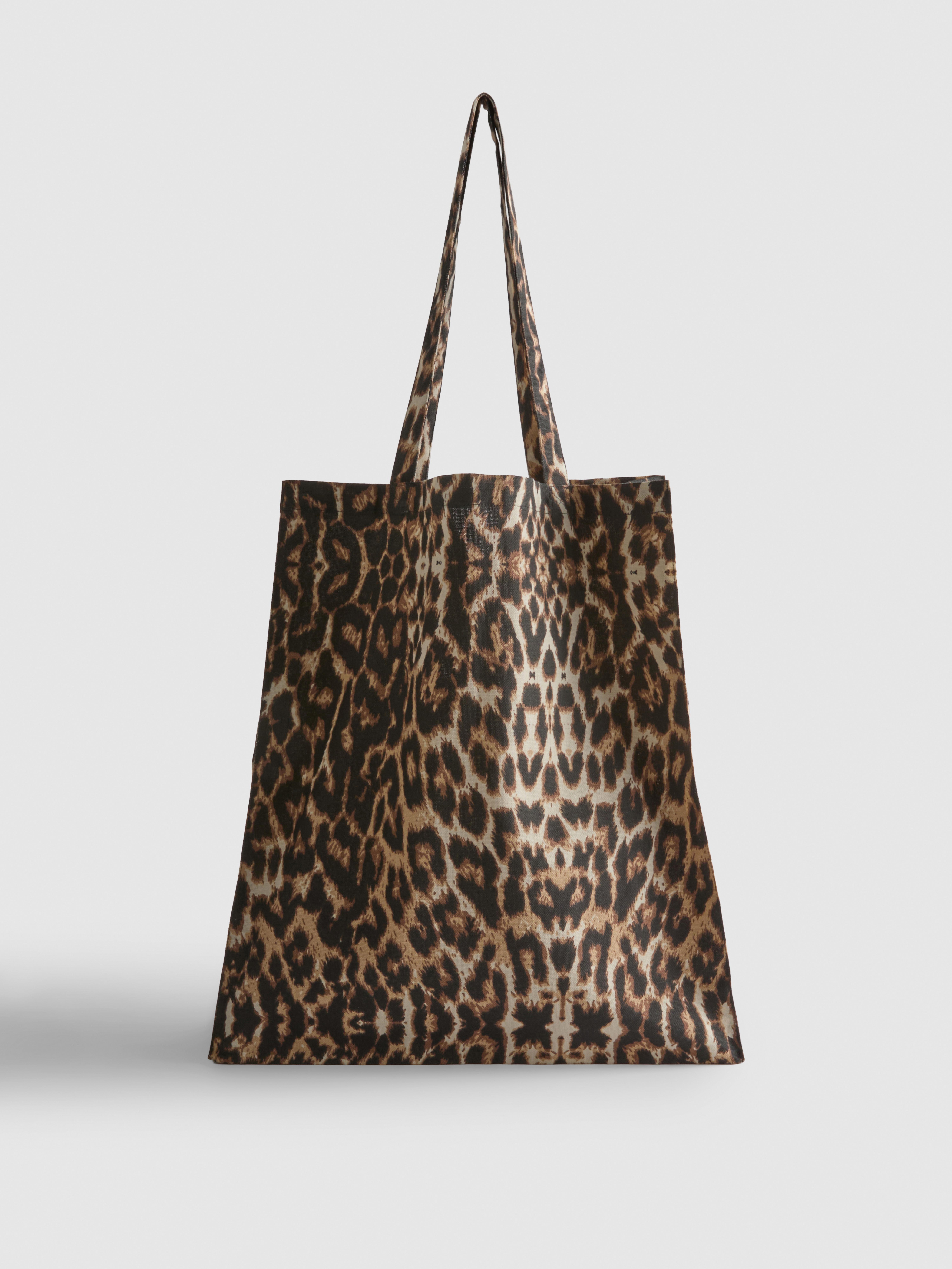 Leopard Print Shopper Bag
