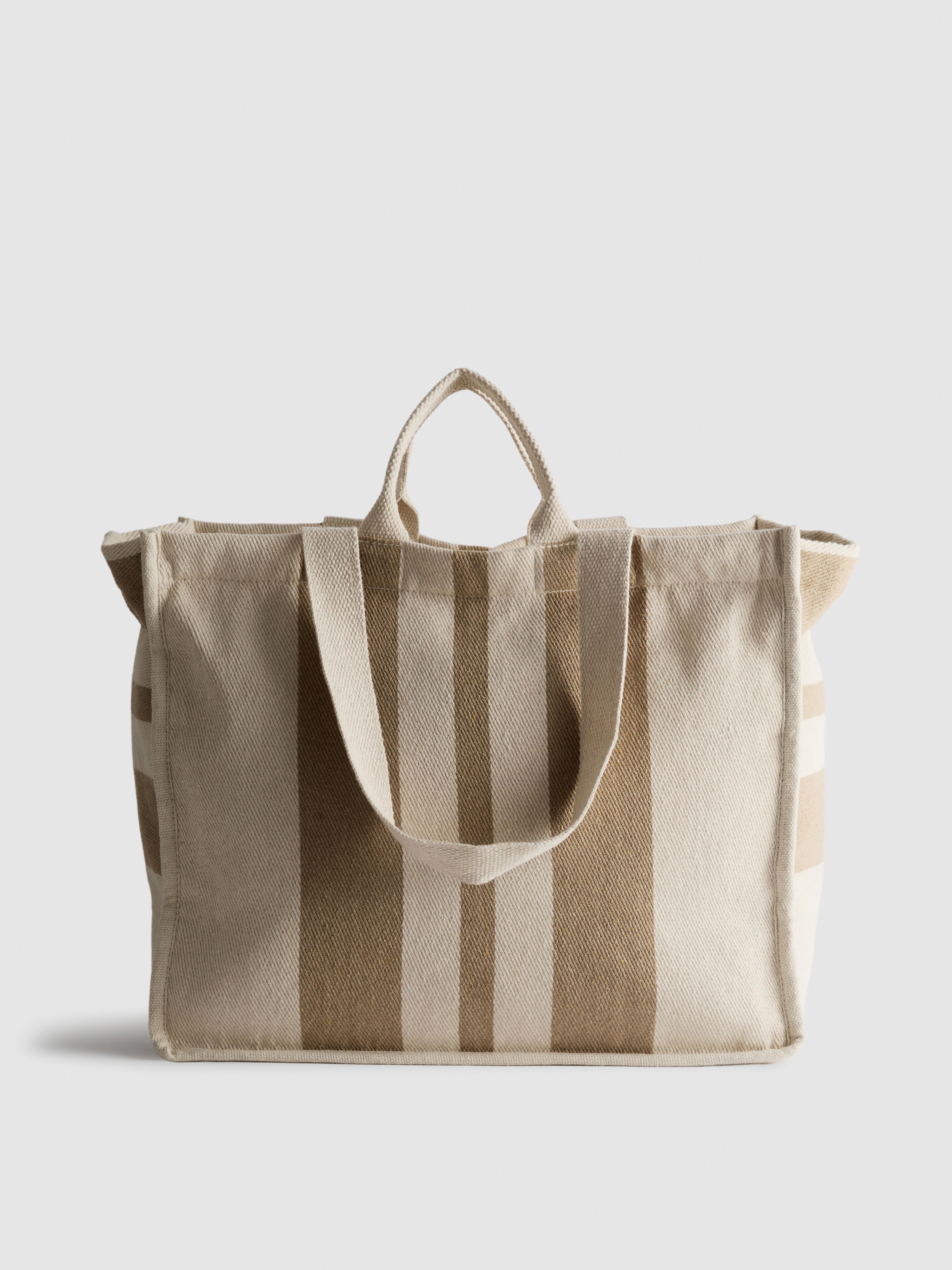 Bolsa tote riscas