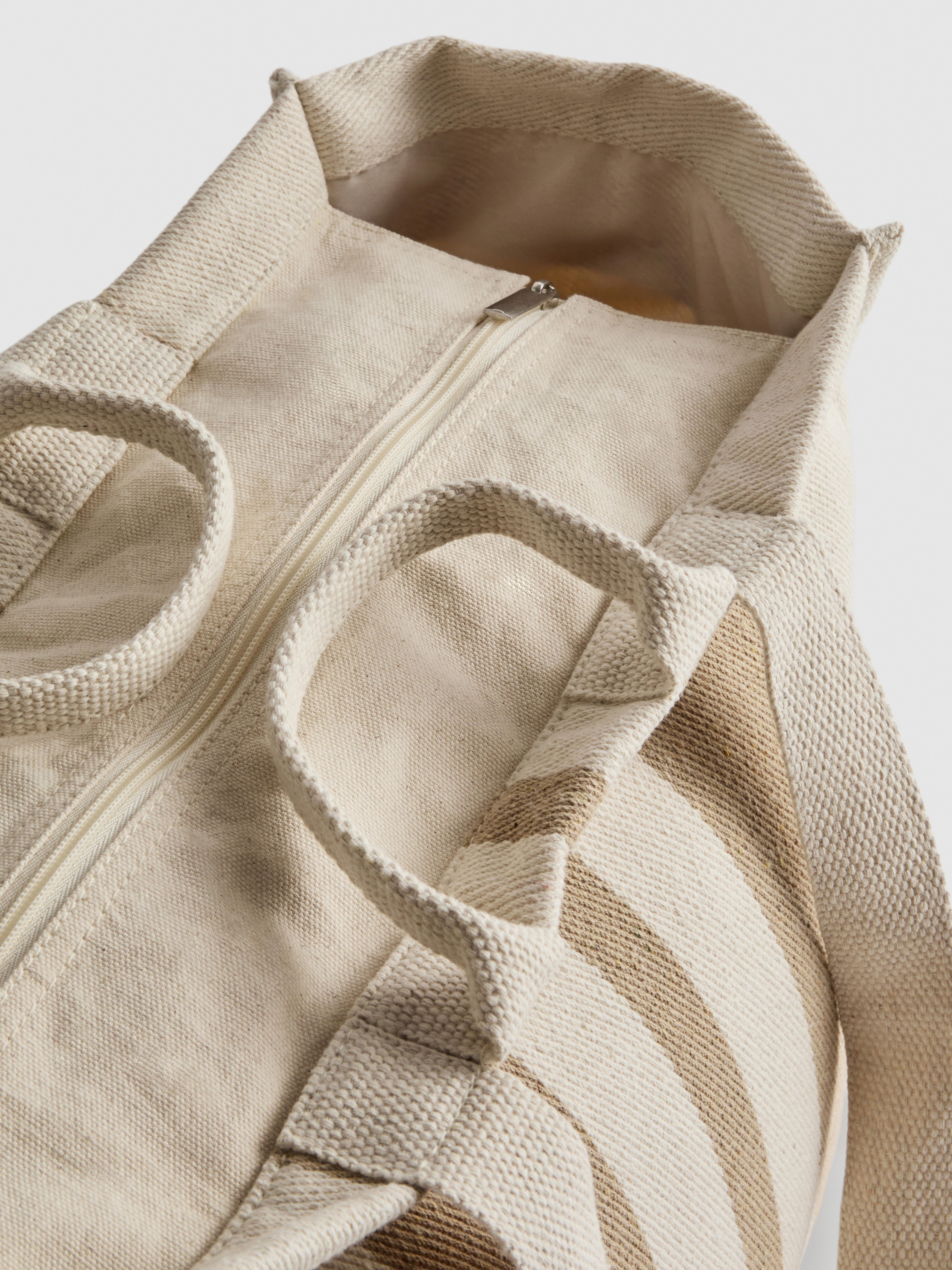 Striped Tote Bag