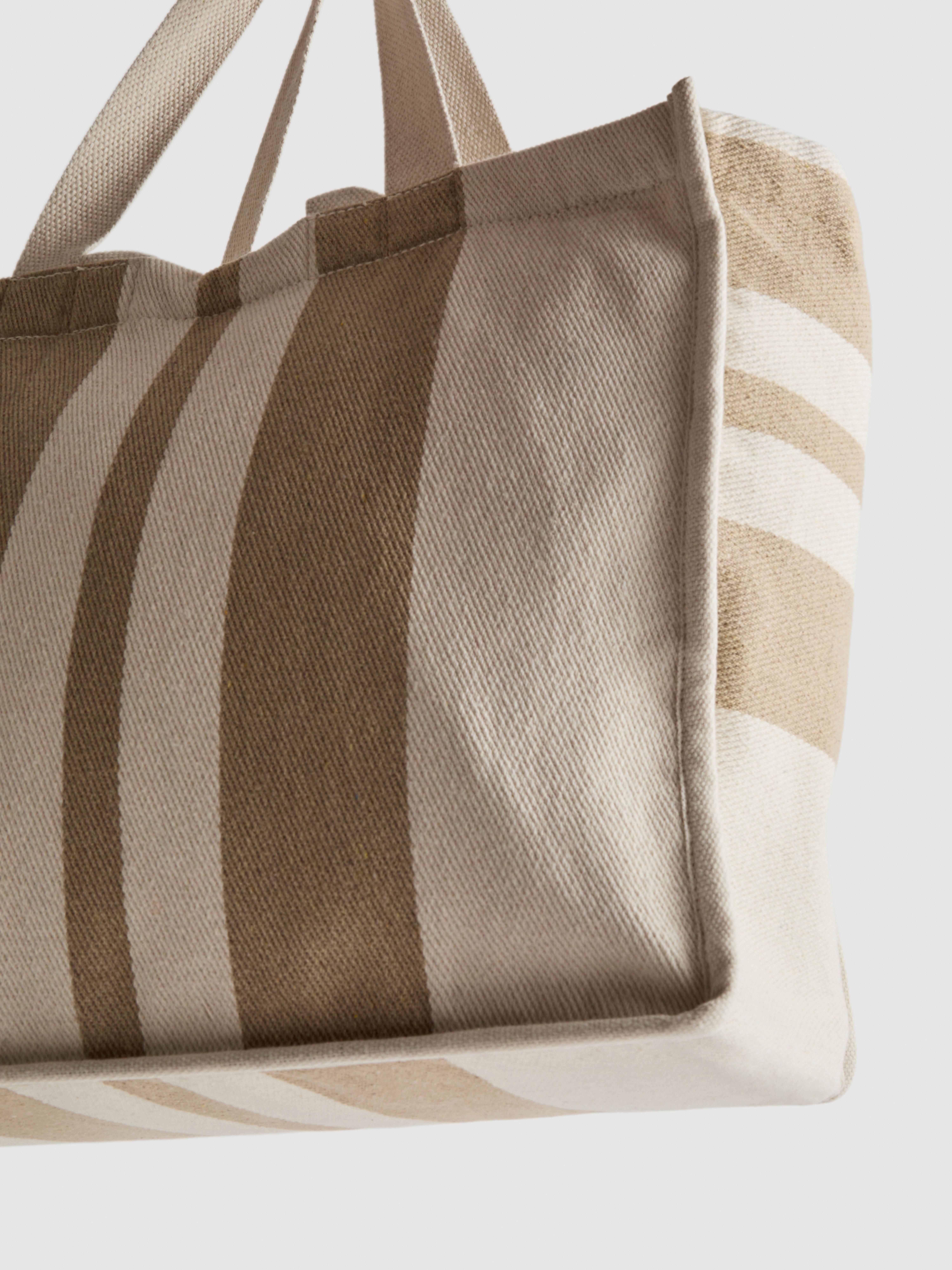 Striped Tote Bag