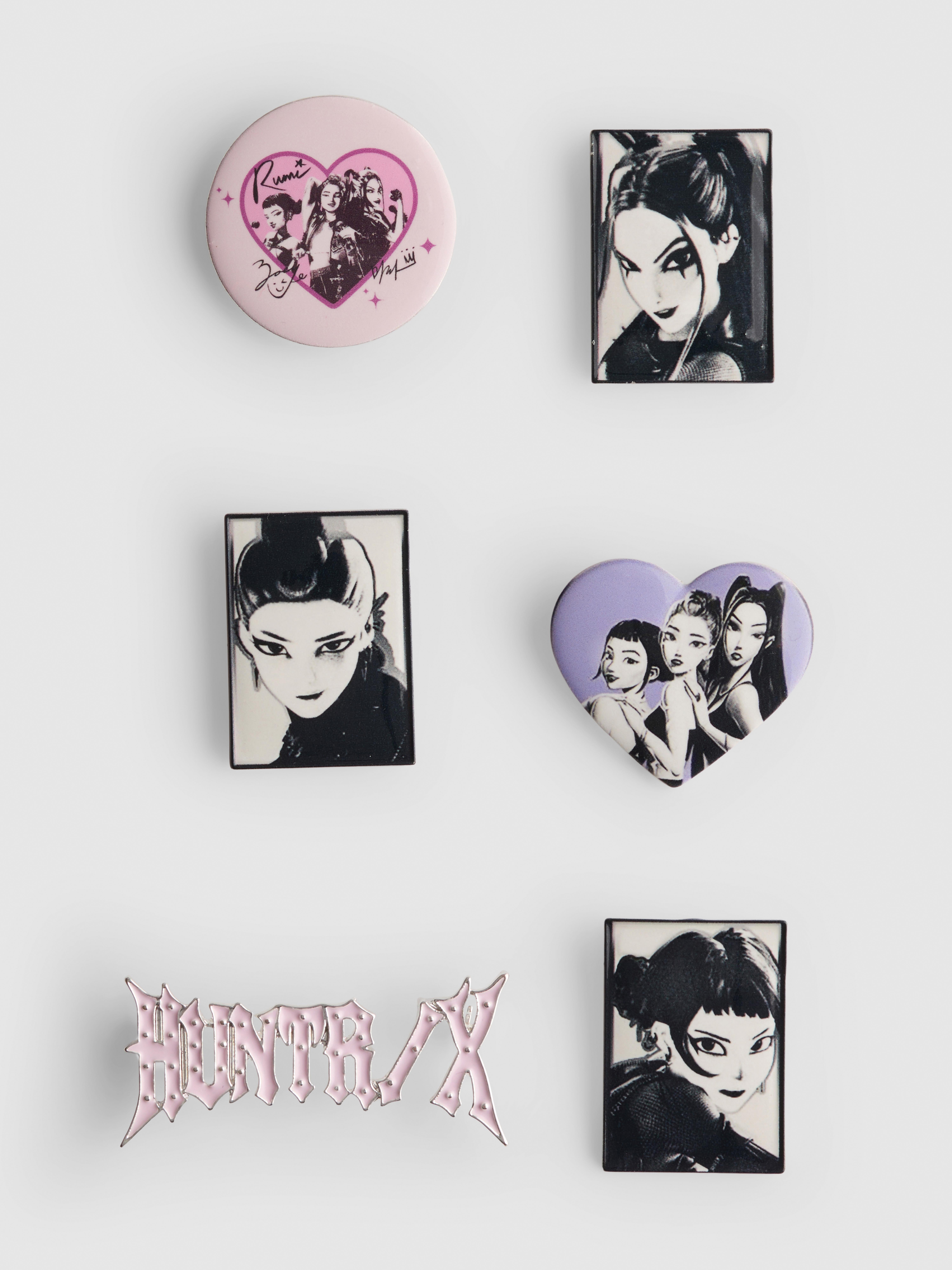 6pk KPop Demon Hunters Badges