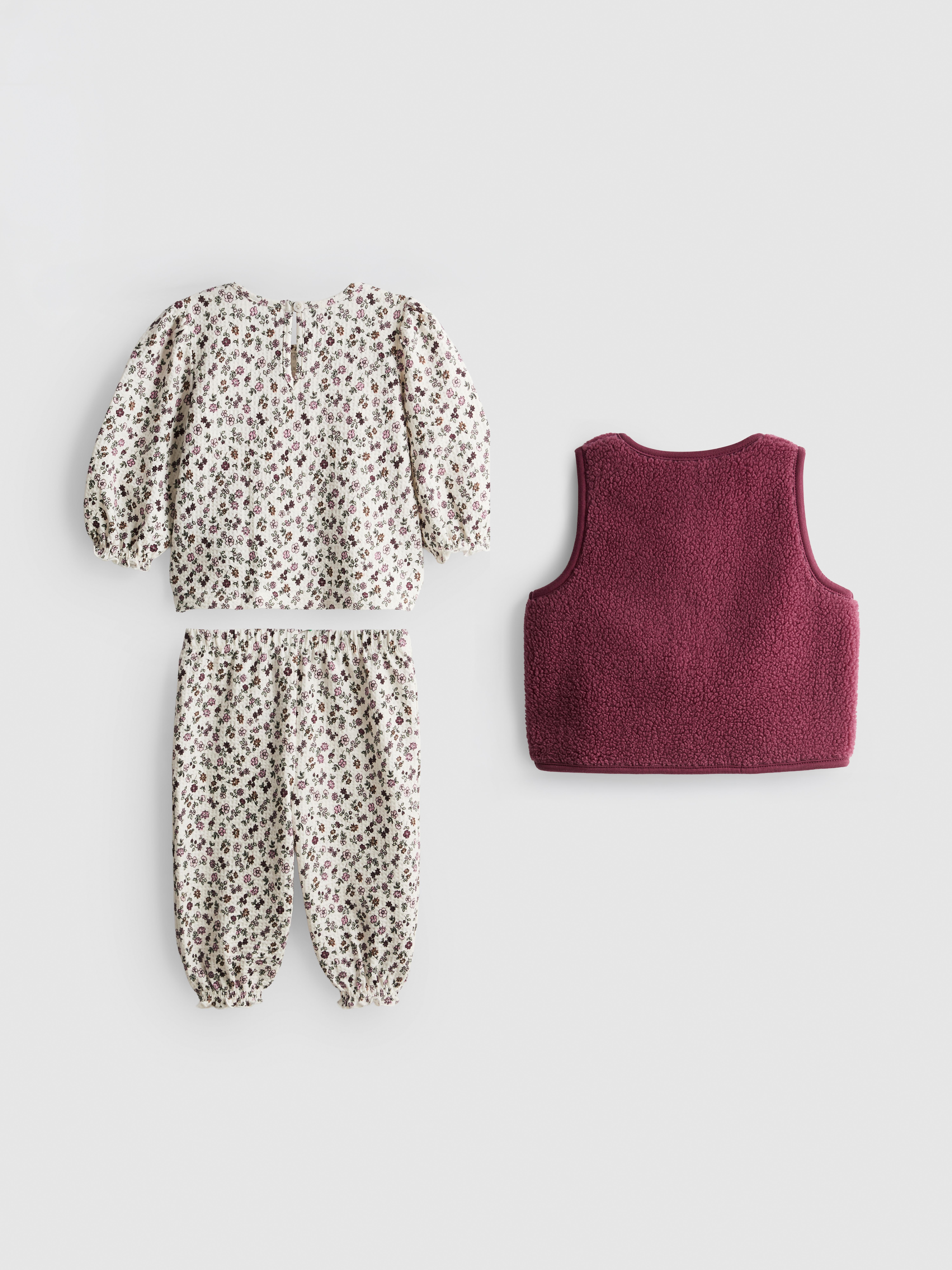 0-18mths | Sweatshirt, Joggers and Vest Newborn Set