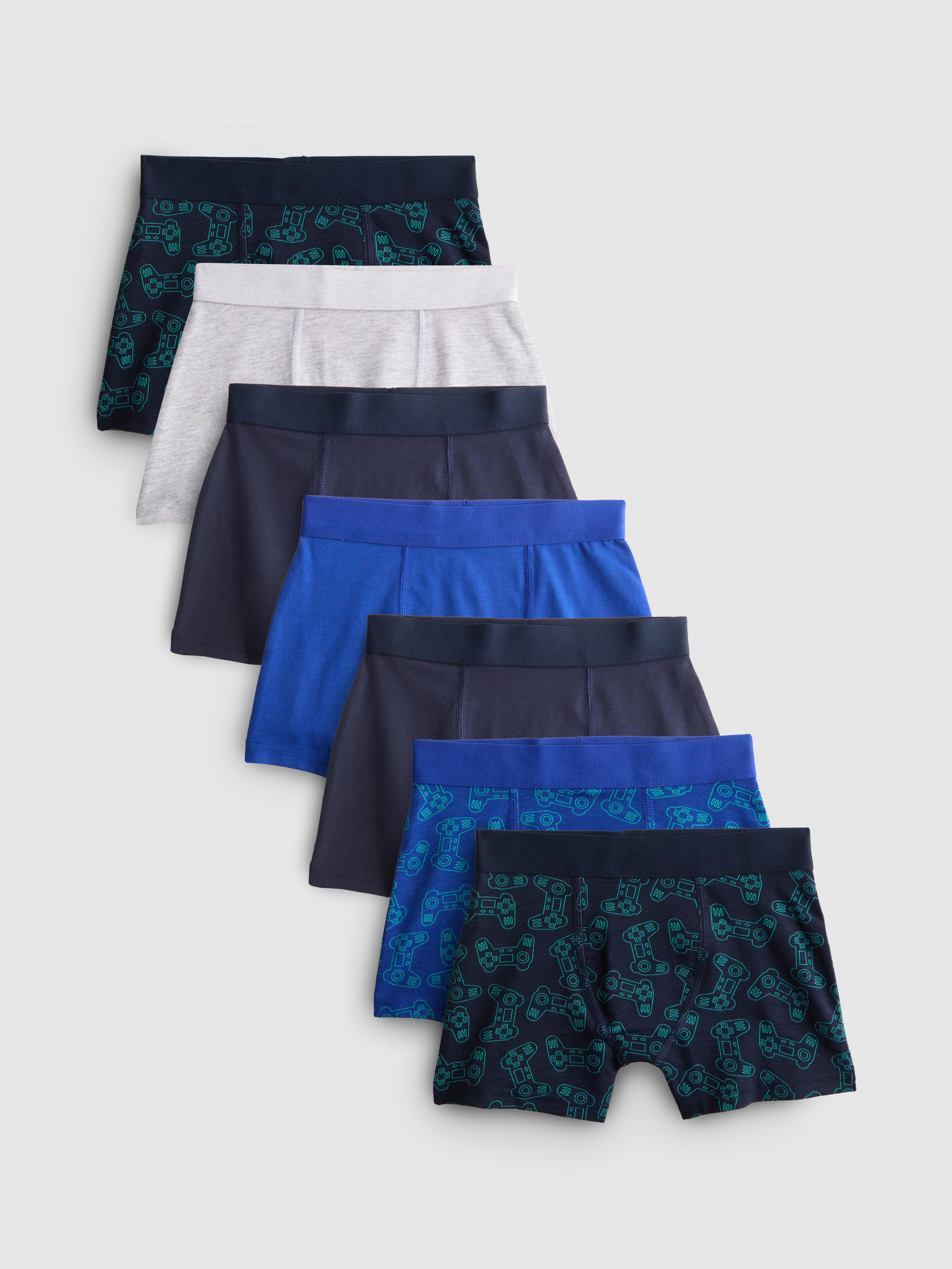 2-15yrs | 7pk Cotton-Rich Gaming Graphic Trunks