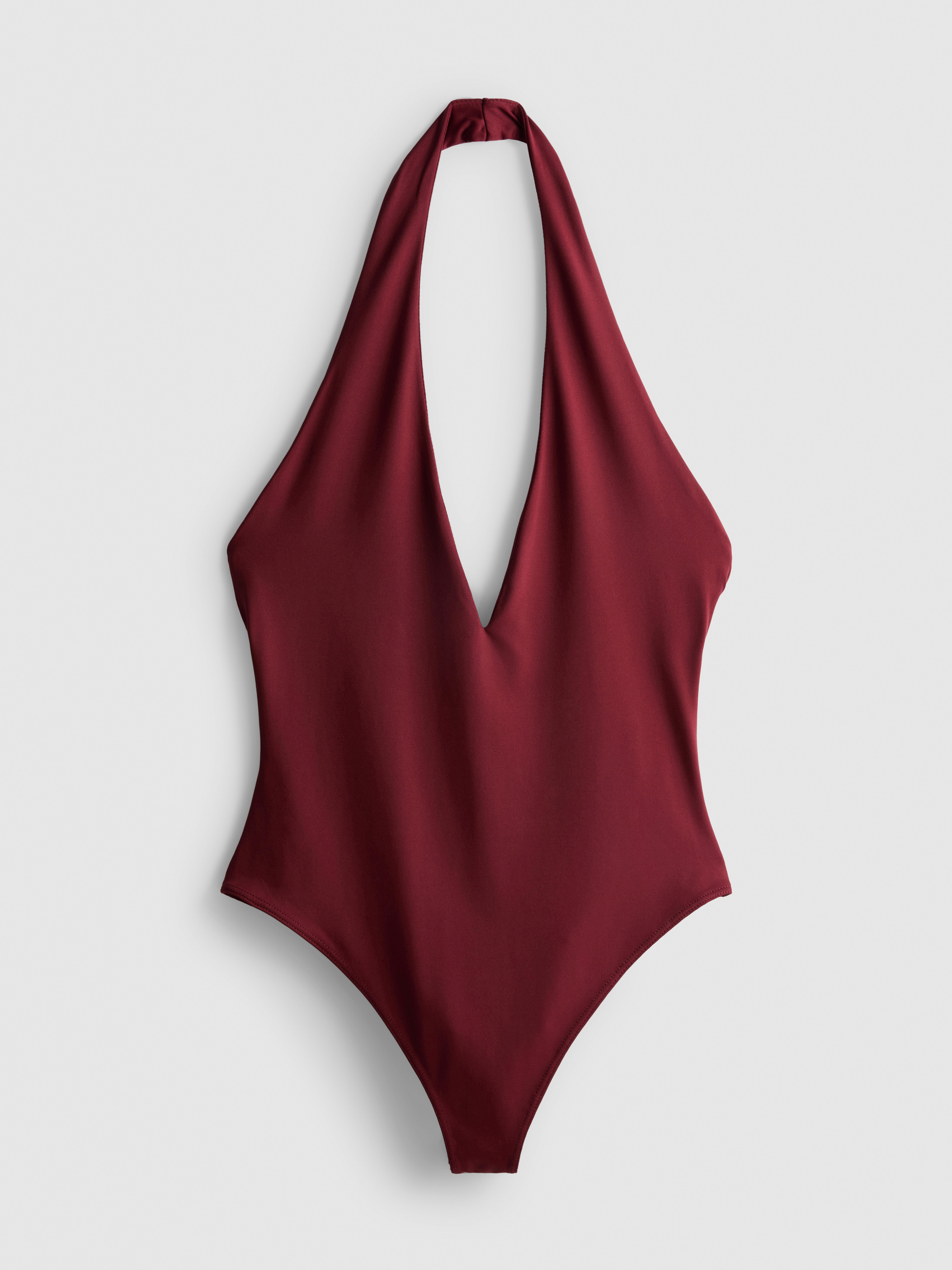 Neckholder-Body mit tiefem Dekolleté