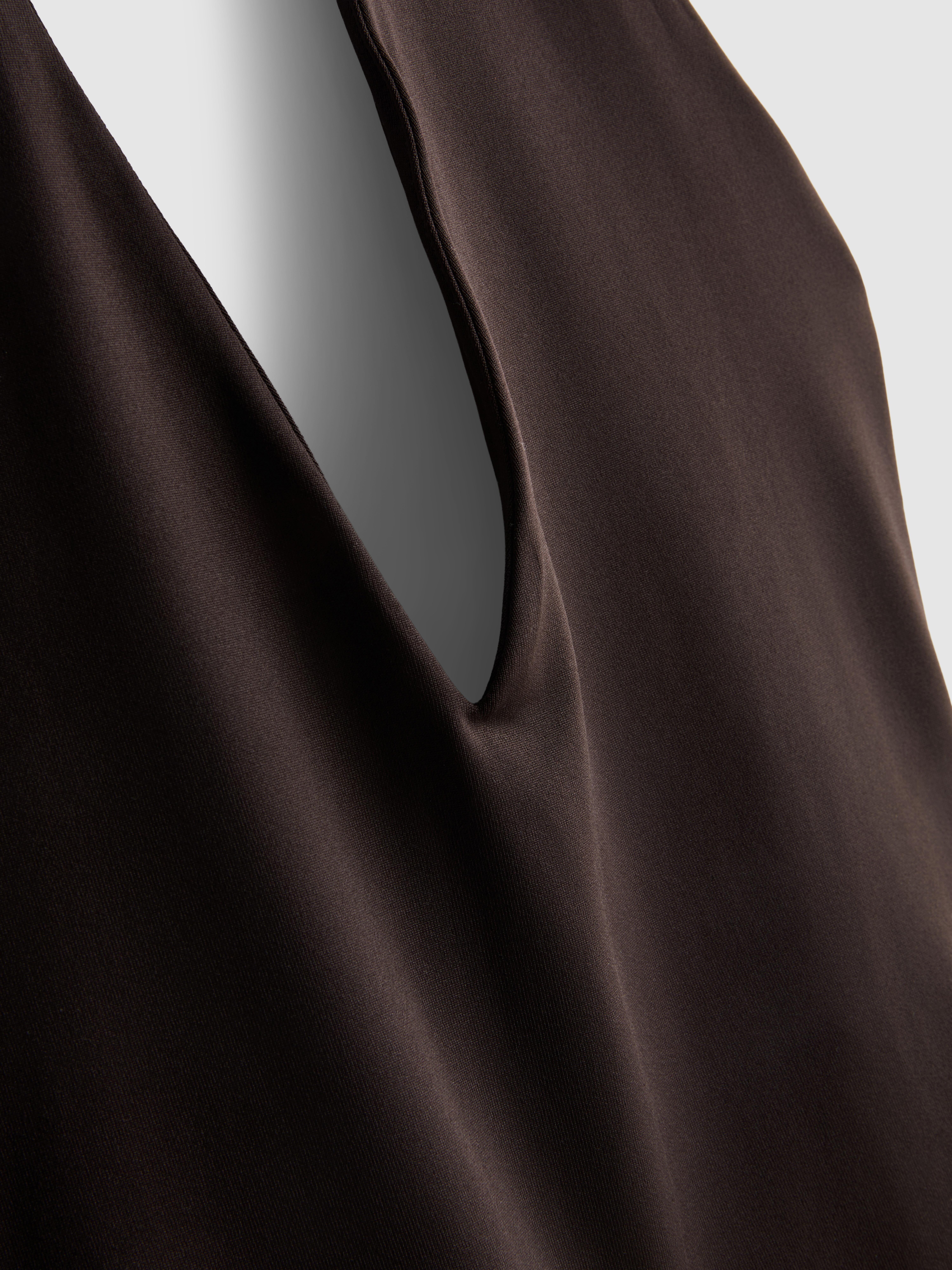 Halter-Neck Plunge Bodysuit