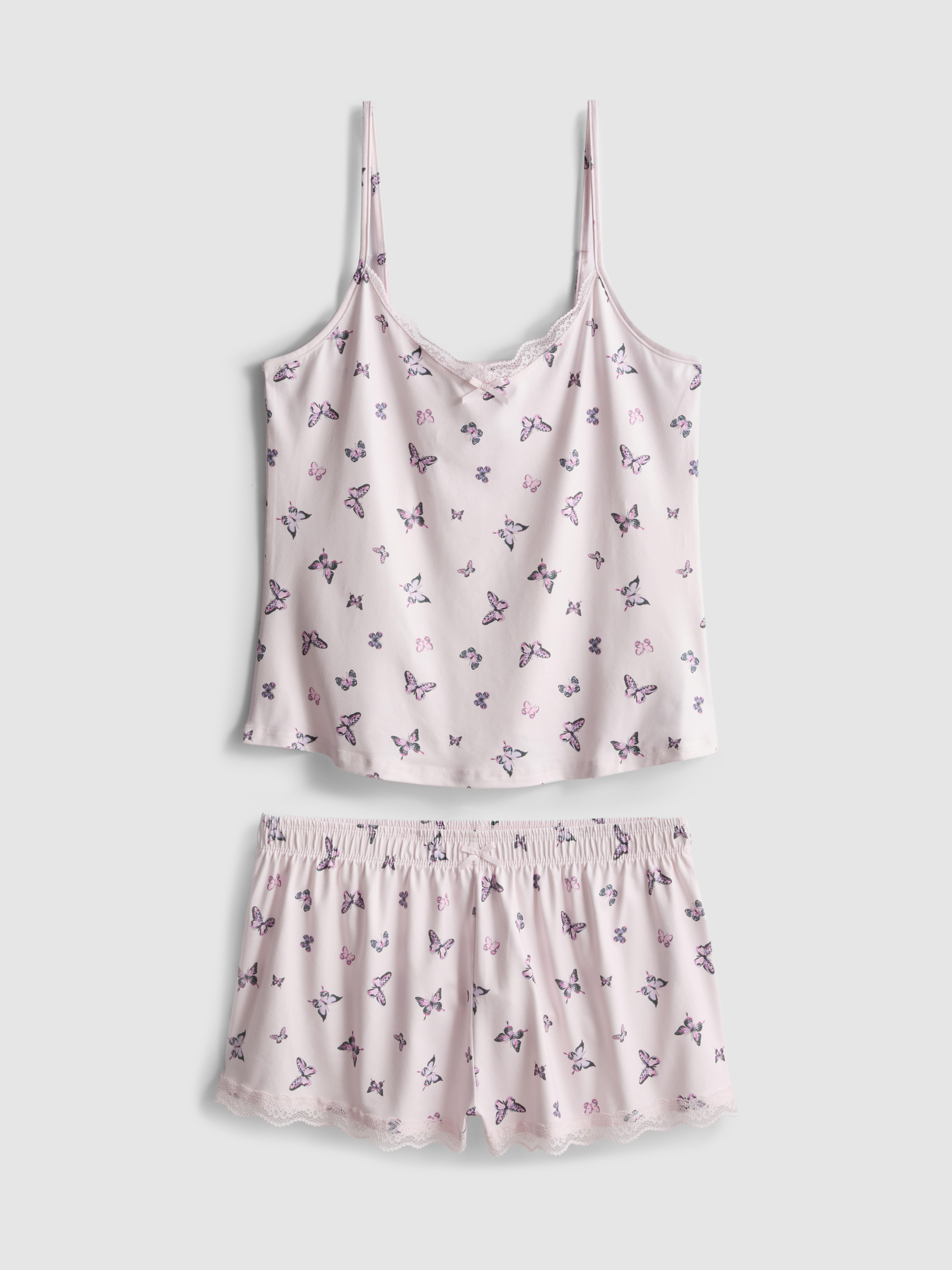 Butterfly Cami Shorty Pajamas