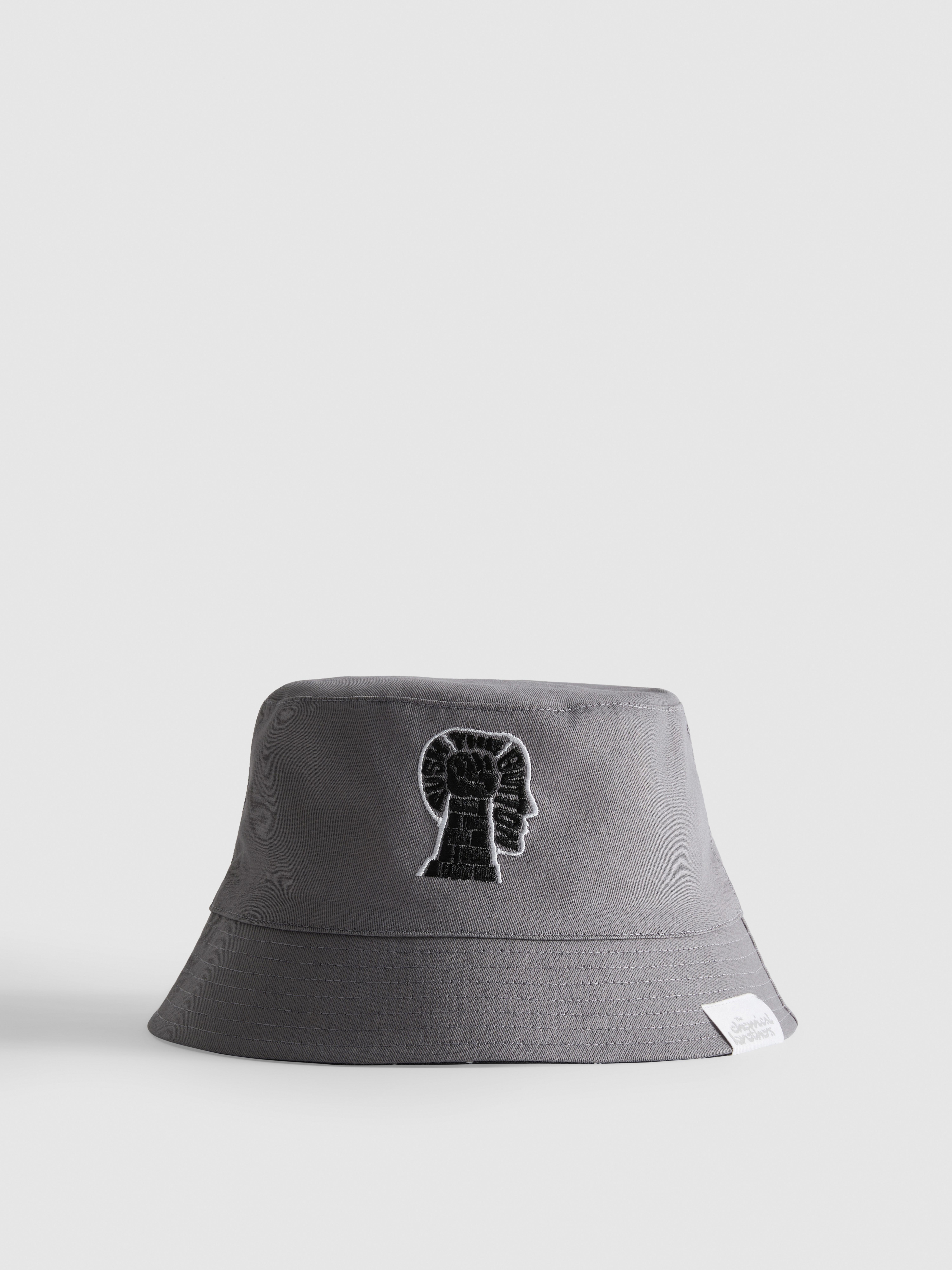 帽子 FCRB paperboy BUCKET HAT Men's Gray Chemical Brothers Reversible Bucket Hat | Primark