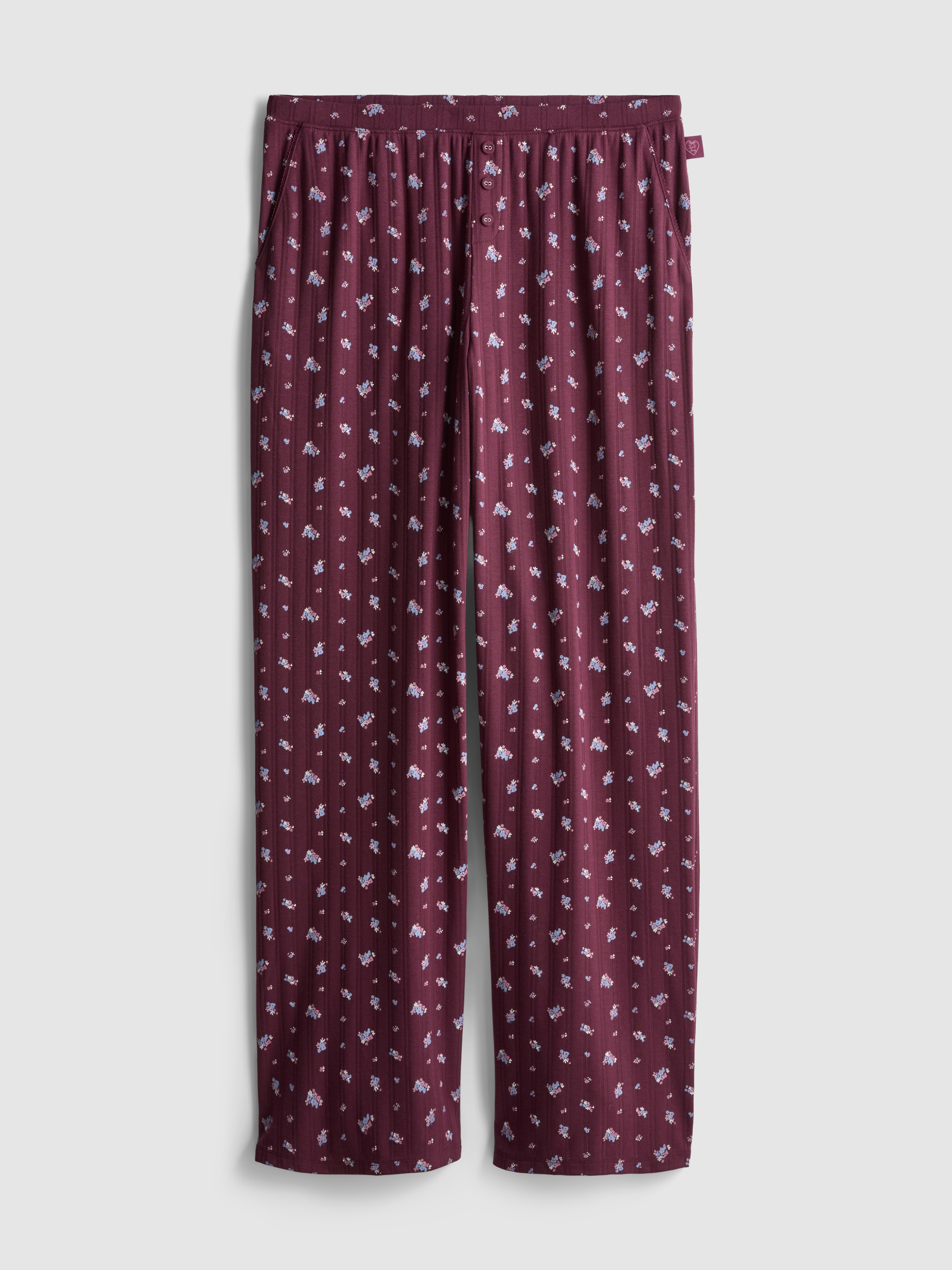 Calças pijama estampado floral Love To Lounge