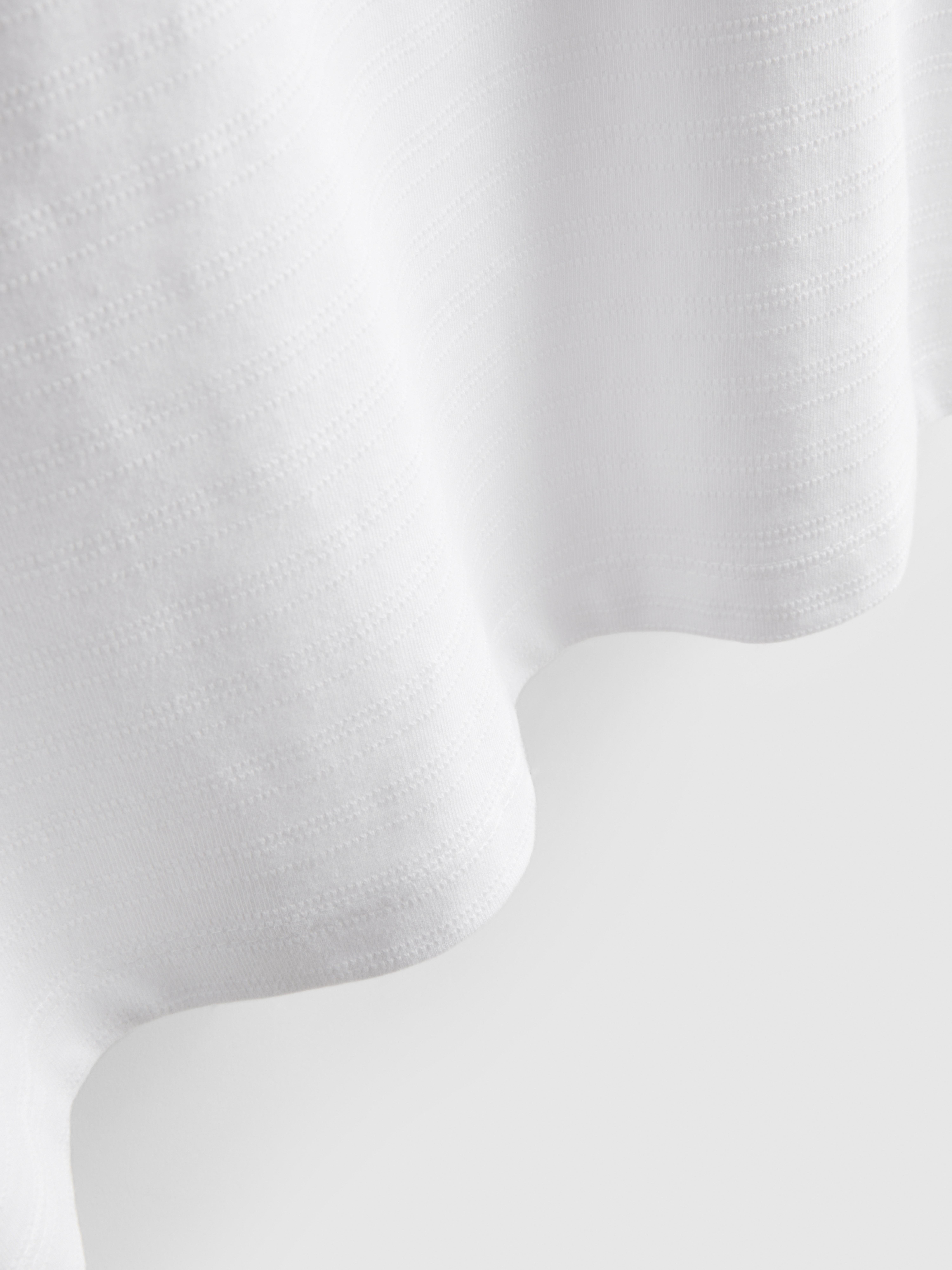 7-15yrs | Cotton Blend Textured T-Shirt