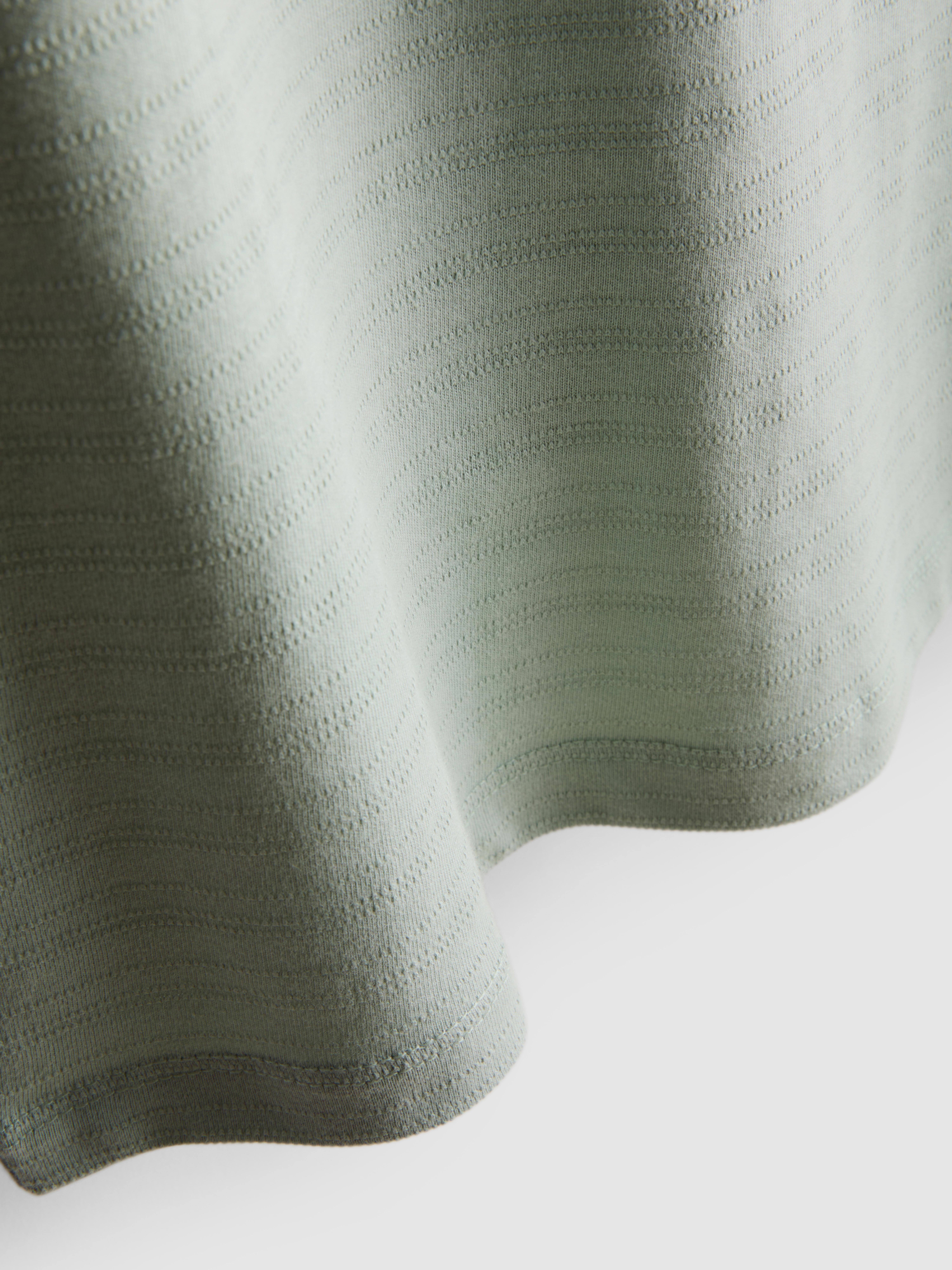7-15yrs | Cotton Blend Textured T-Shirt