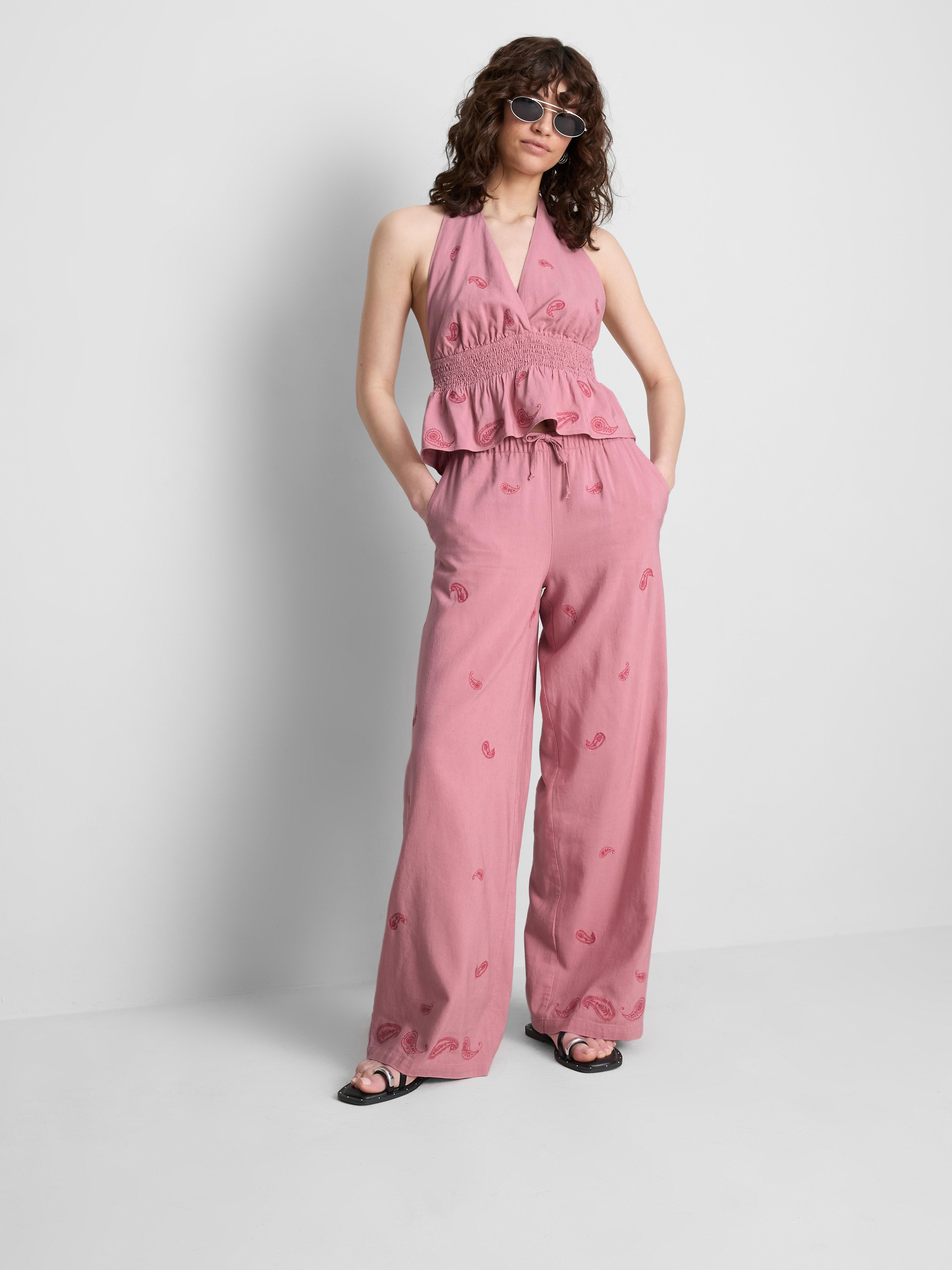 The Primark Scene | Embroidered Halterneck Top