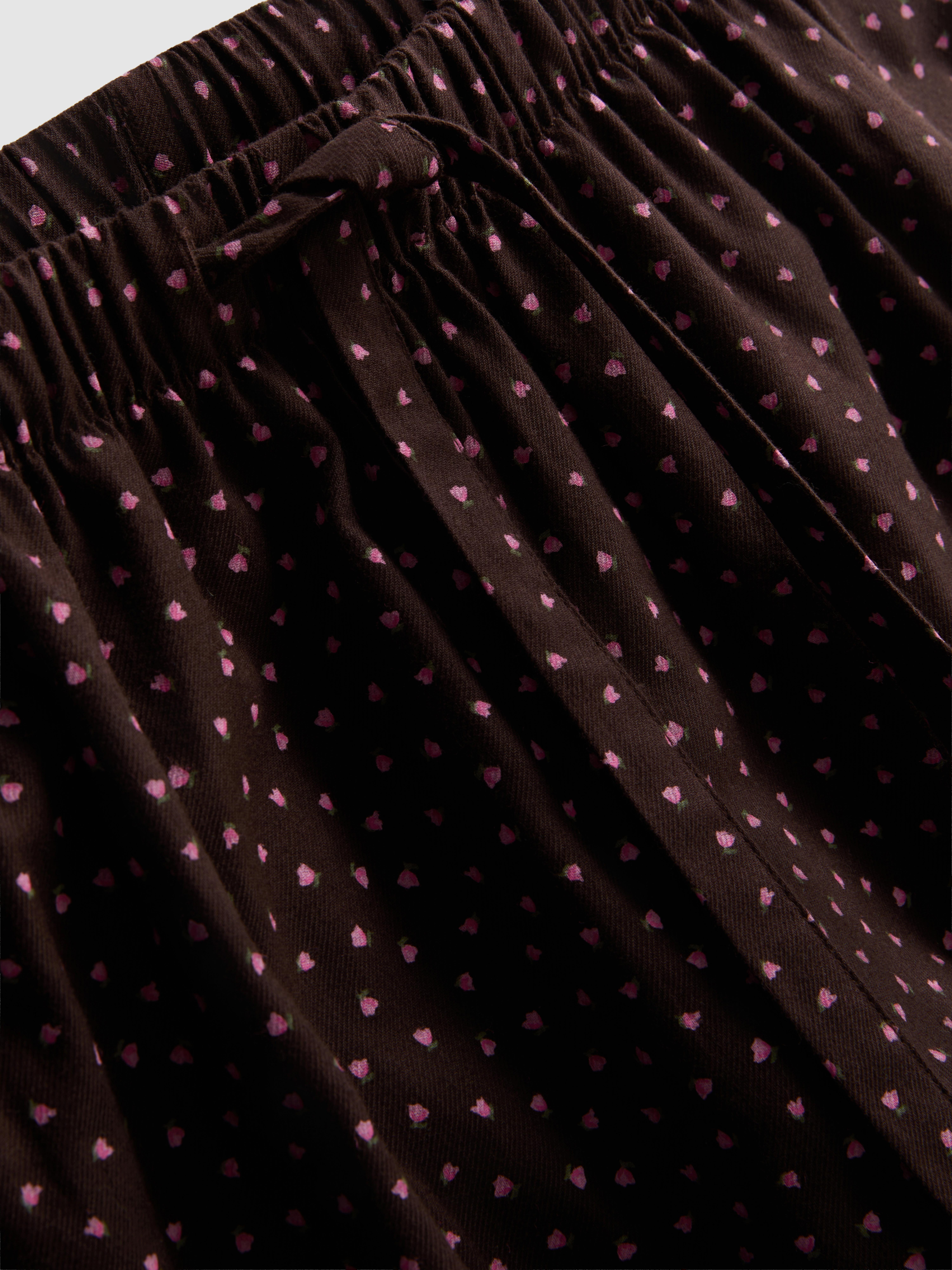 Cotton Henley Flannel Pyjamas