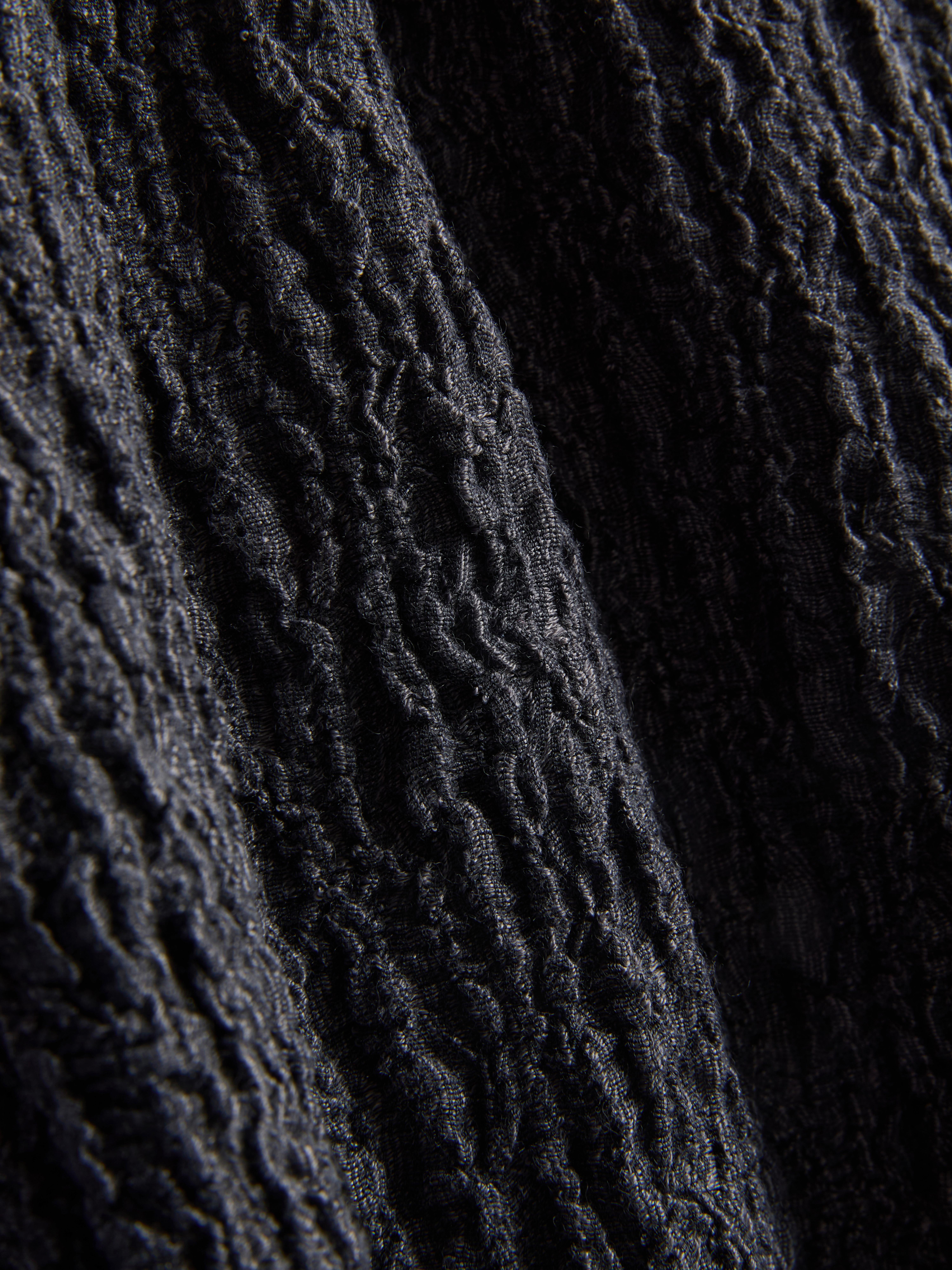 Straight Leg Crinkle Trousers