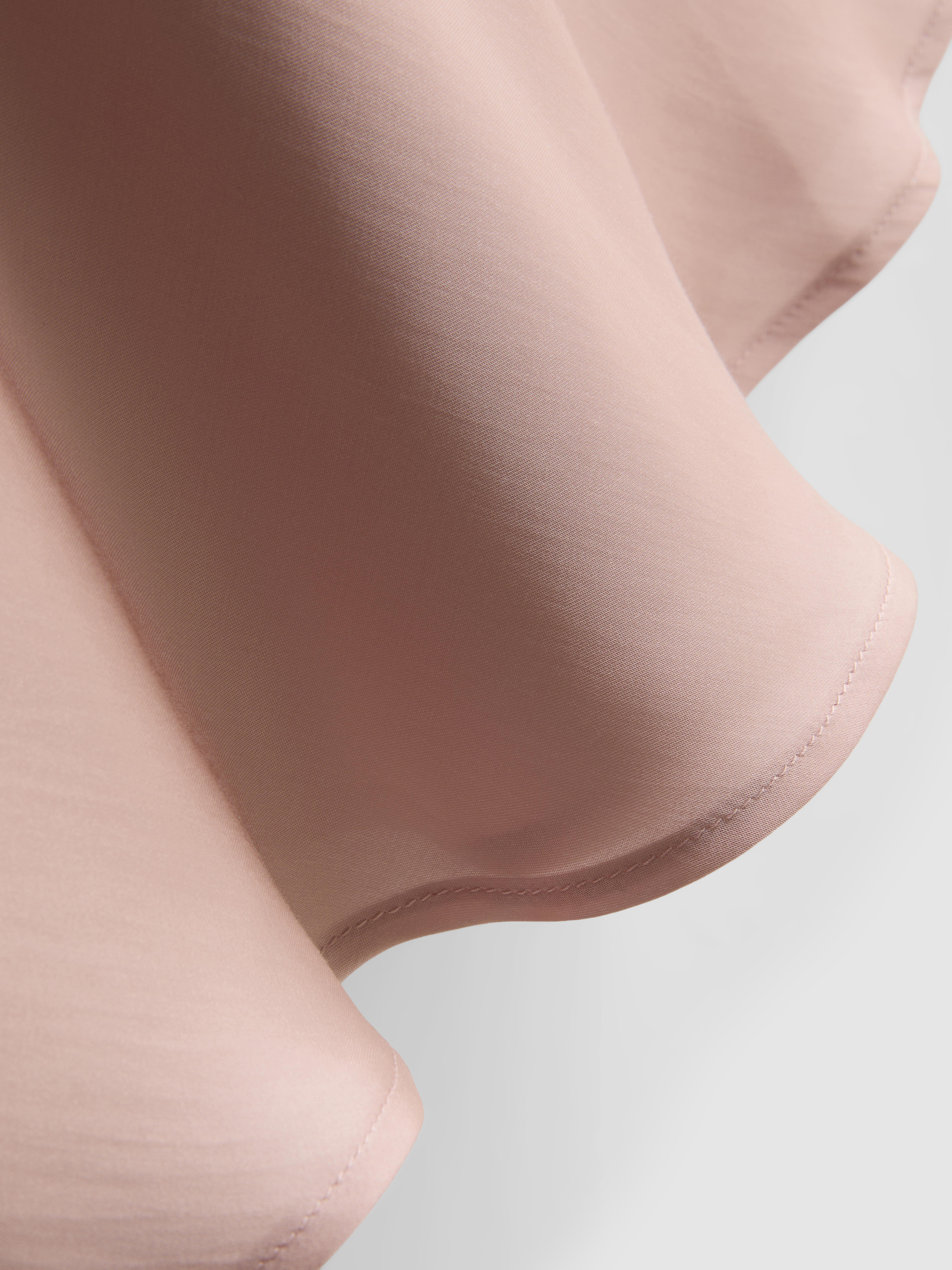 The Edit Satin Lace Trim Mini Chemise