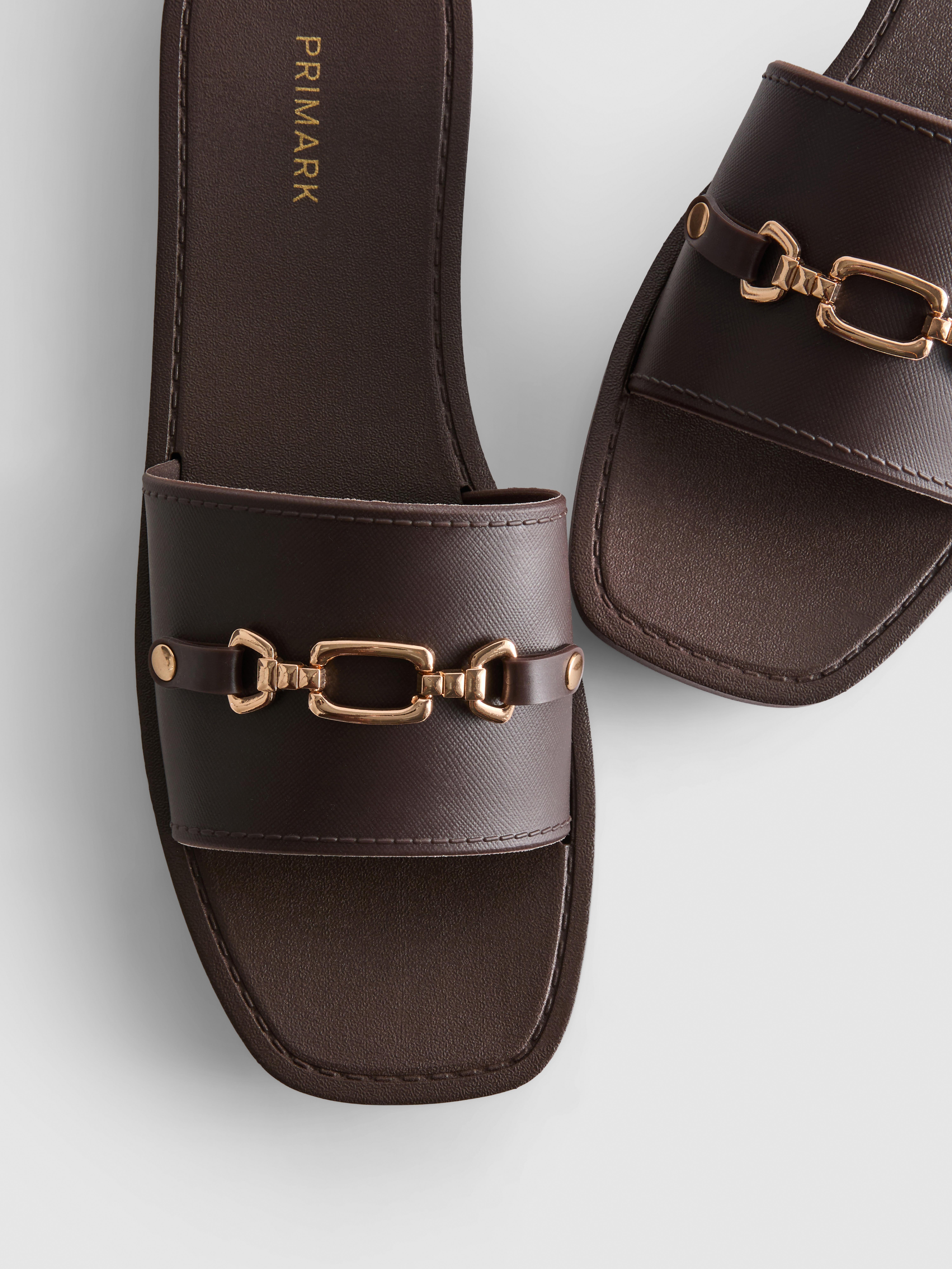 Faux Leather Snaffle Sliders
