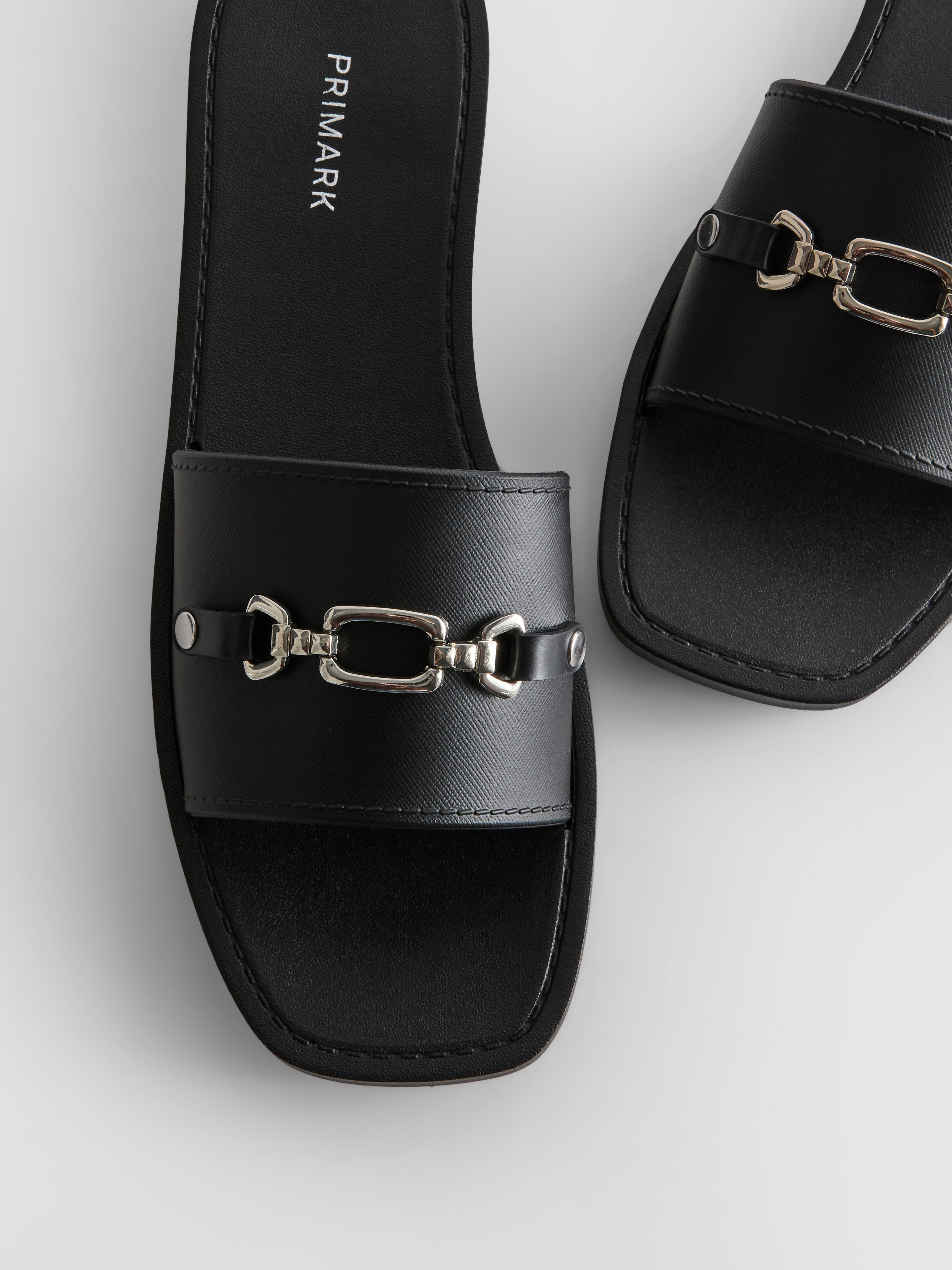 Faux Leather Snaffle Sliders