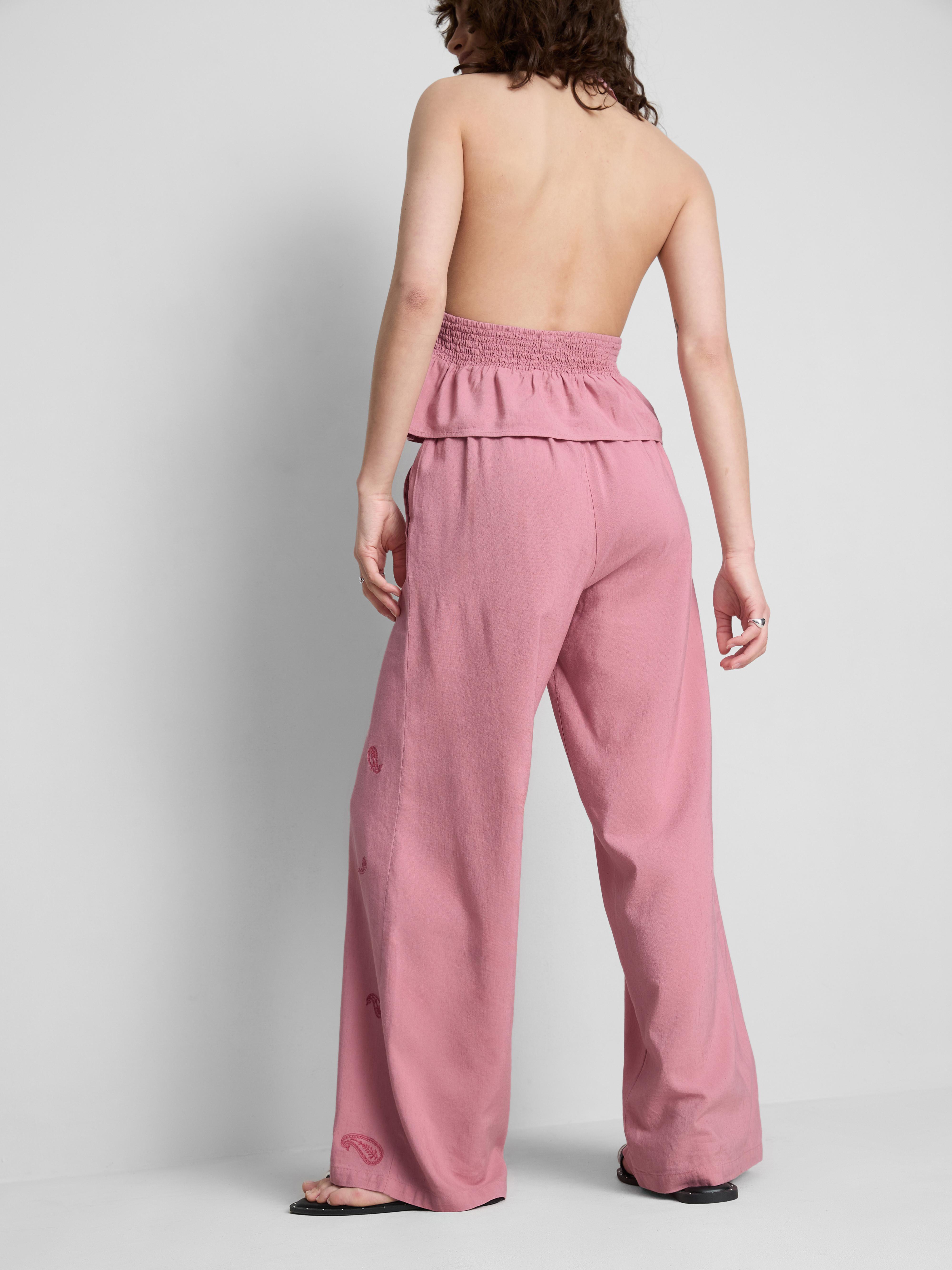 The Primark Scene | Hose mit weitem Bein und Paisley-Stickerei