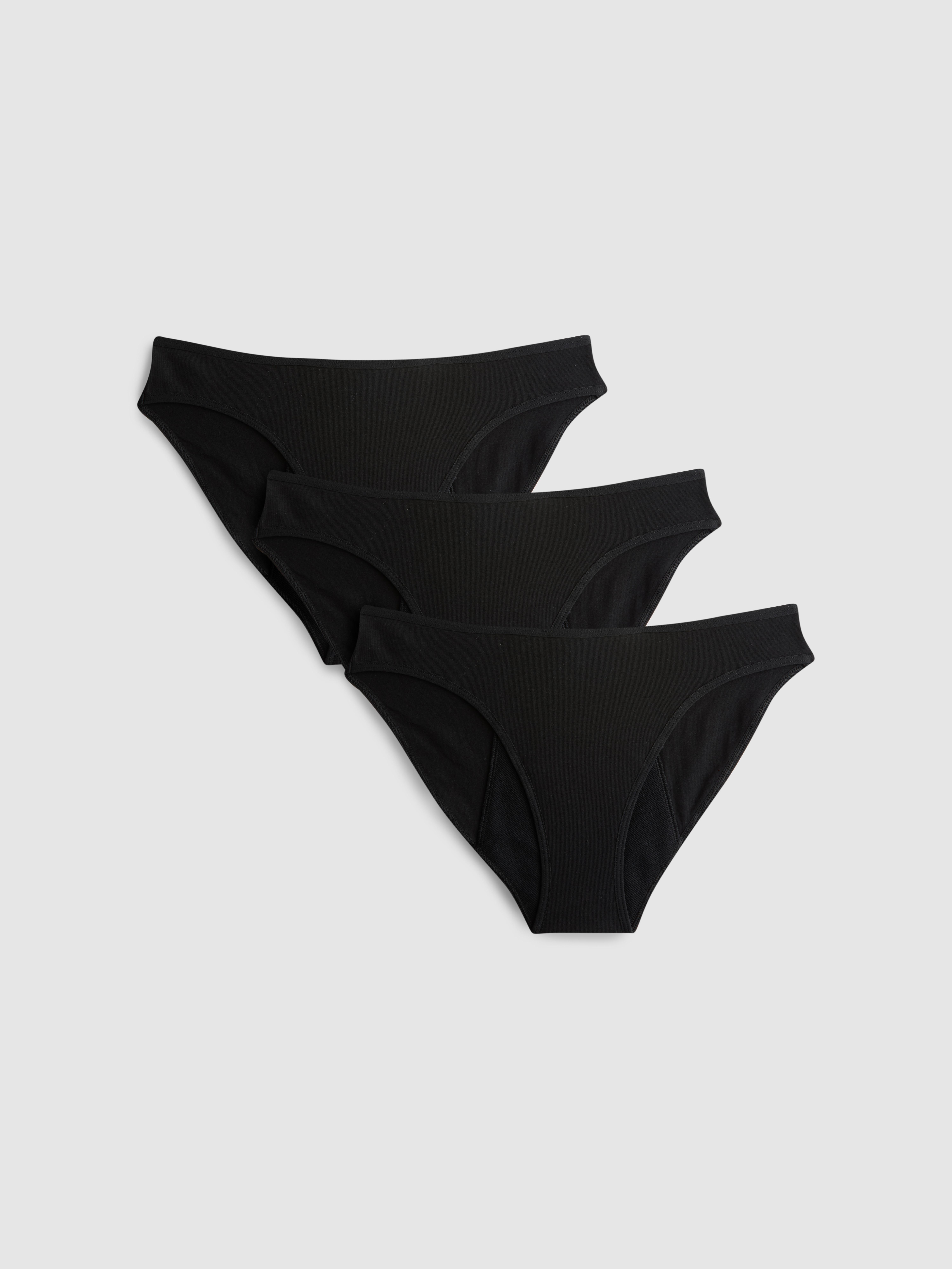Lot de 3 culottes menstruelles pour flux abondant