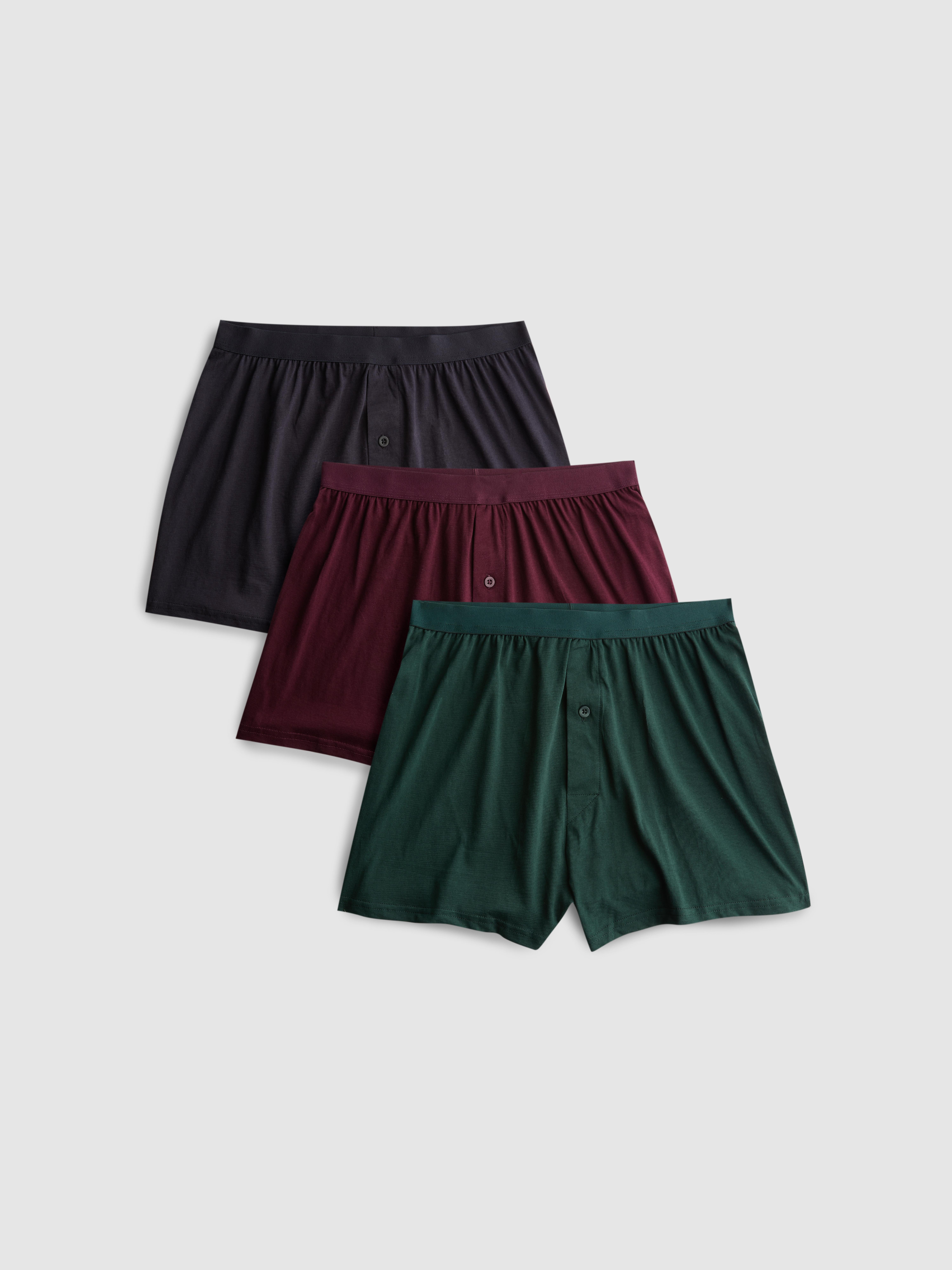 3pk Pure Cotton Boxer Shorts