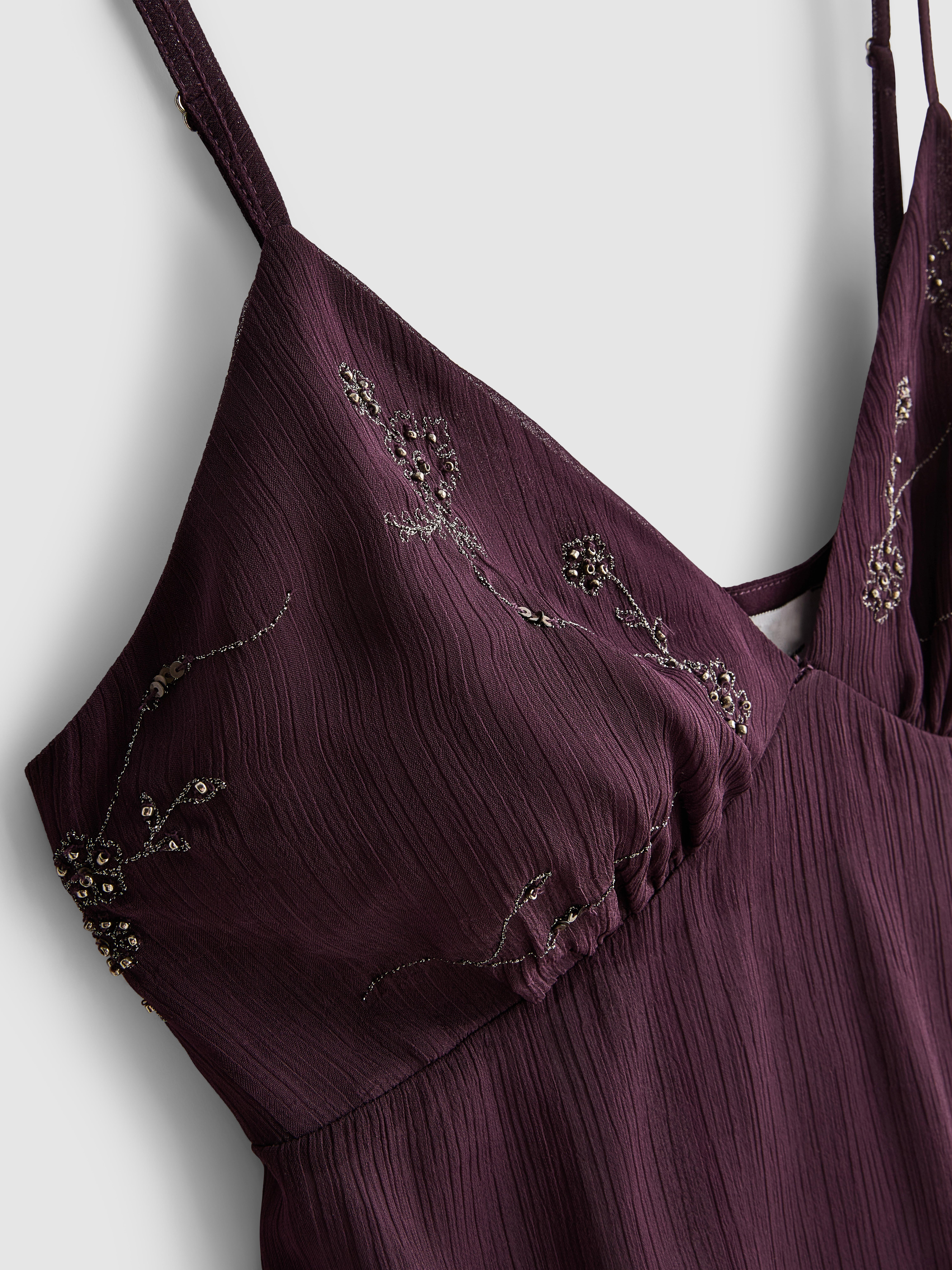 The Primark Scene | Cropped Beaded Mesh Cami Top