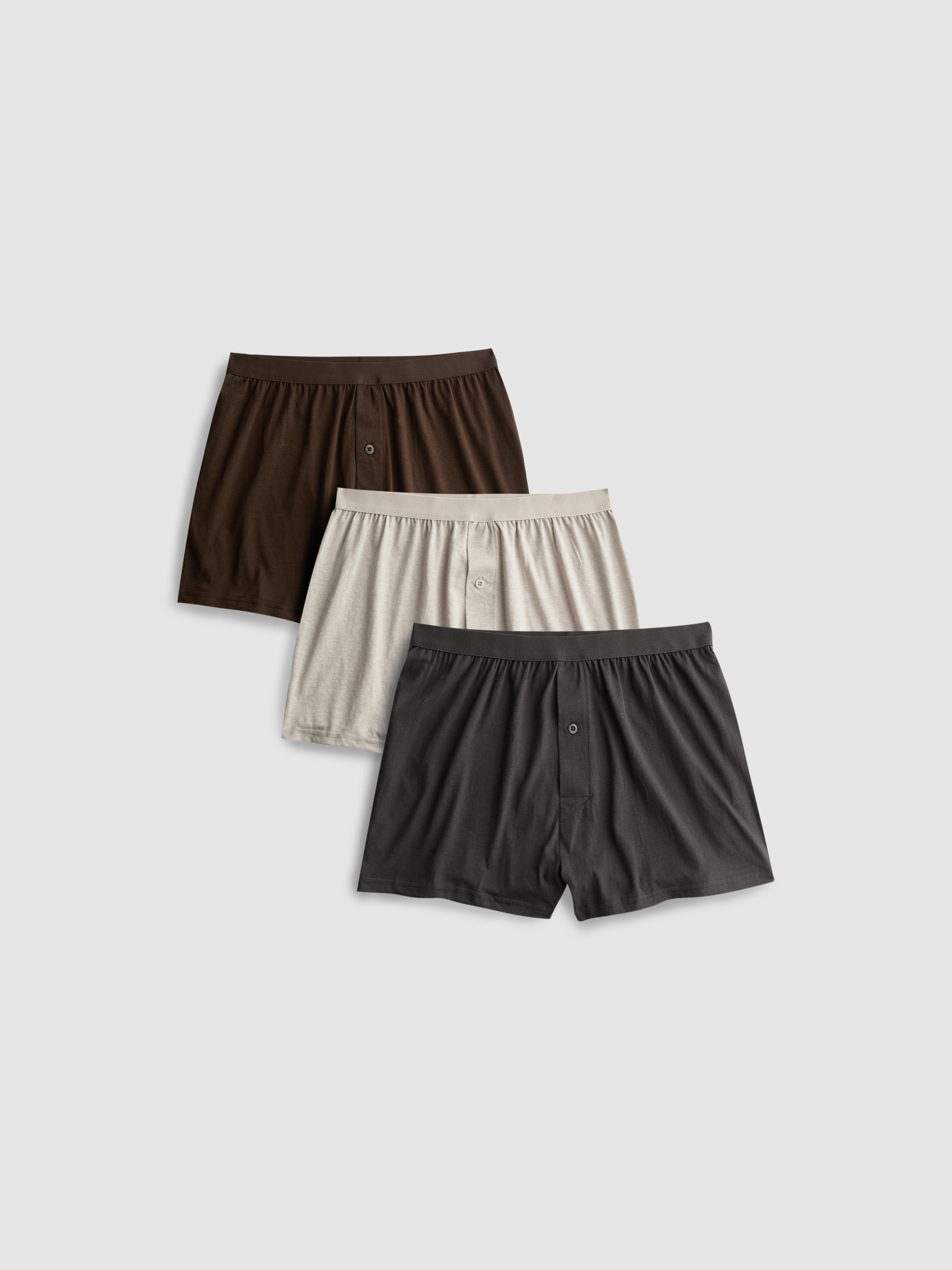 3pk Pure Cotton Boxer Shorts