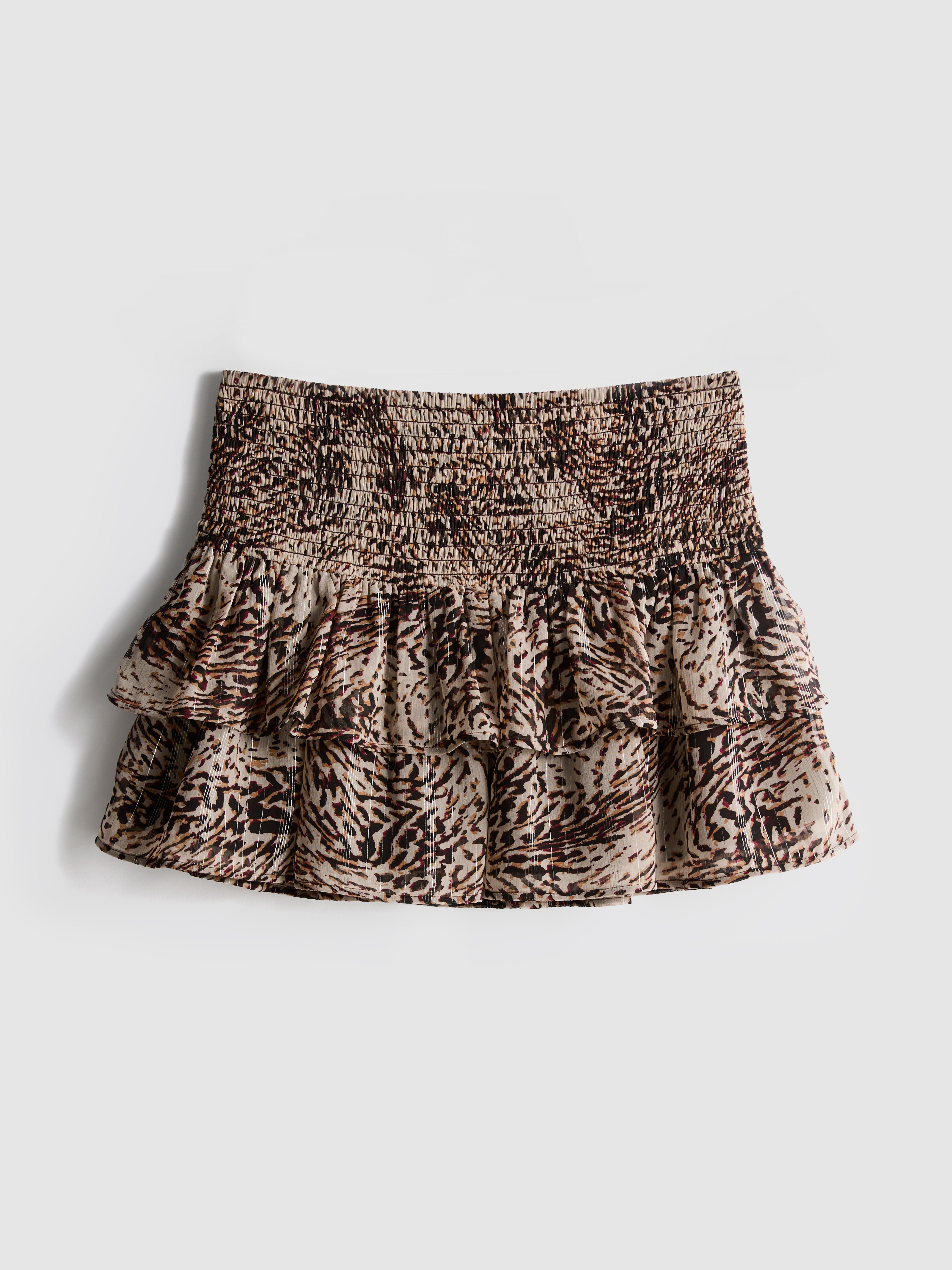 The Primark Scene | Leopard Ruffle Mini Skirt