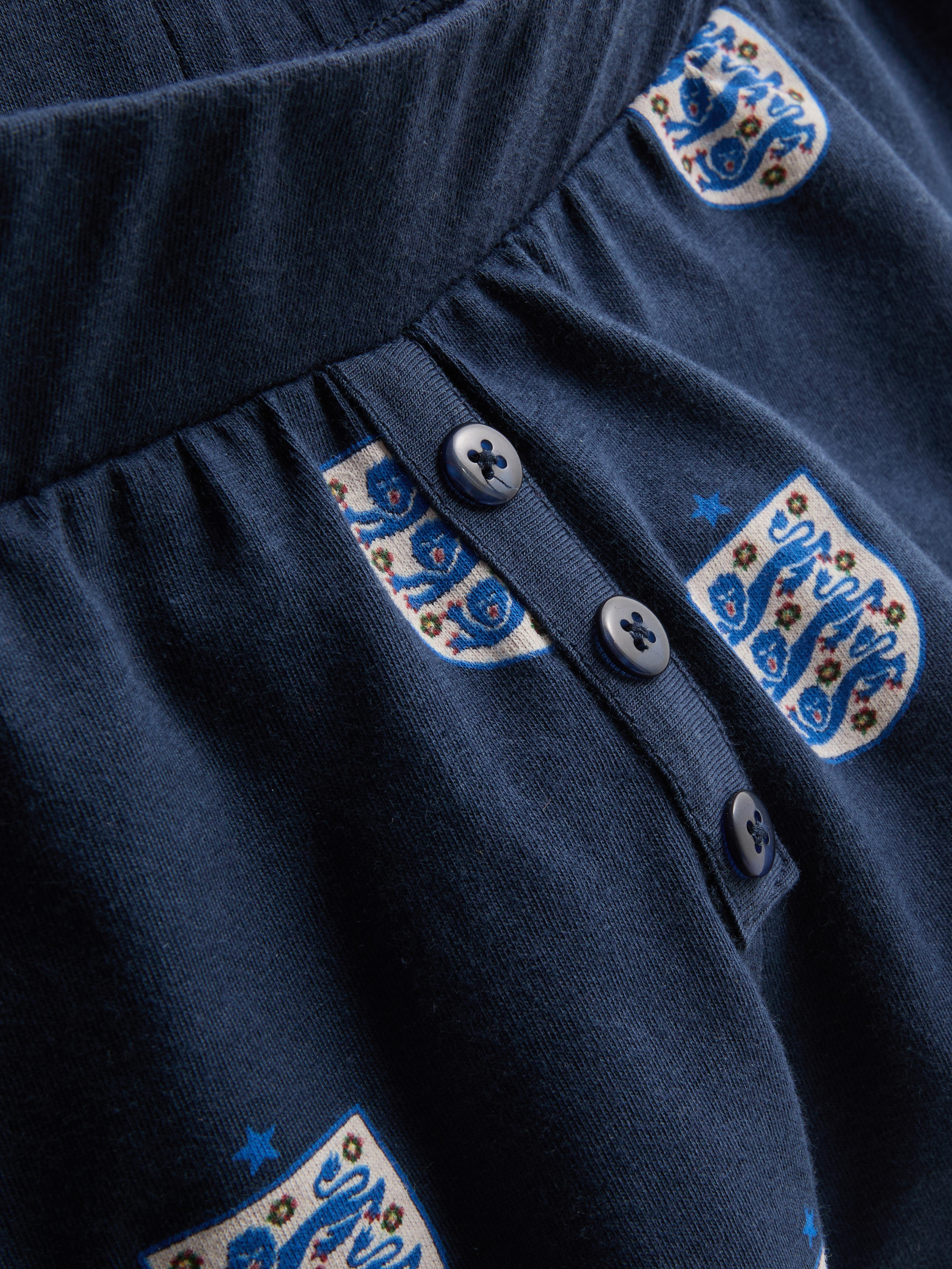 England FC Cotton Rich Cami Shorty Pyjamas